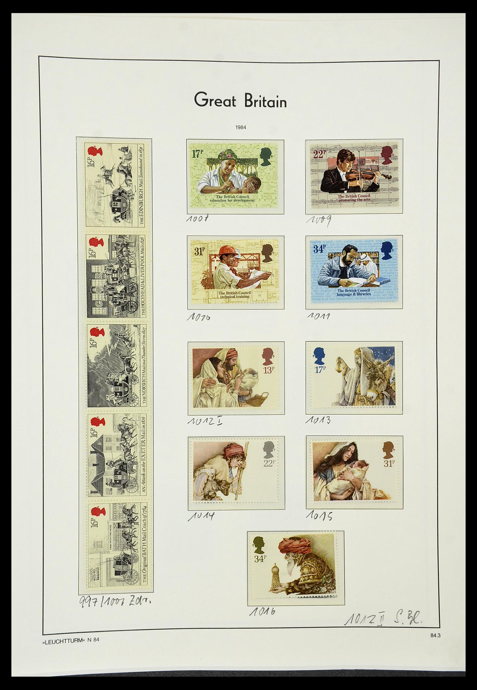 34391 080 - Stamp collection 34391 Great Britain 1957-1985.