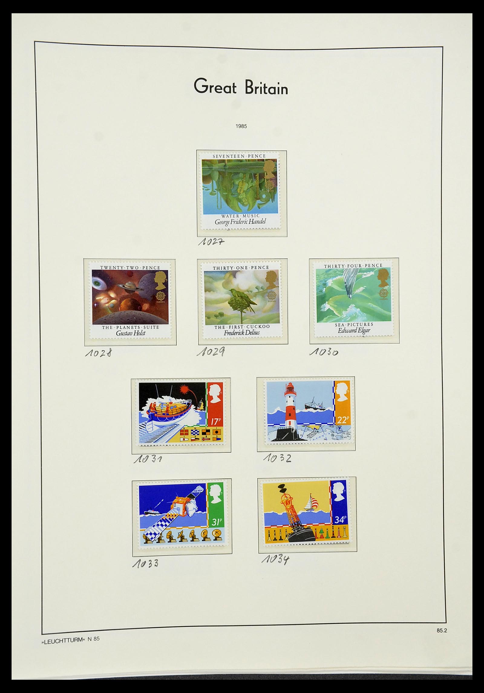 34391 082 - Postzegelverzameling 34391 Engeland 1957-1985.