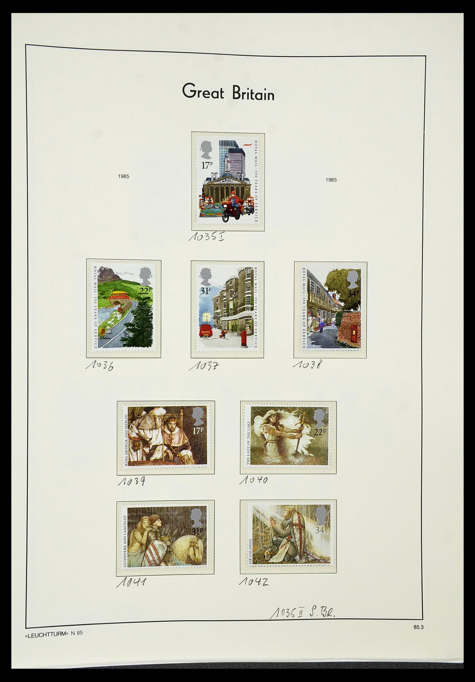 34391 083 - Postzegelverzameling 34391 Engeland 1957-1985.