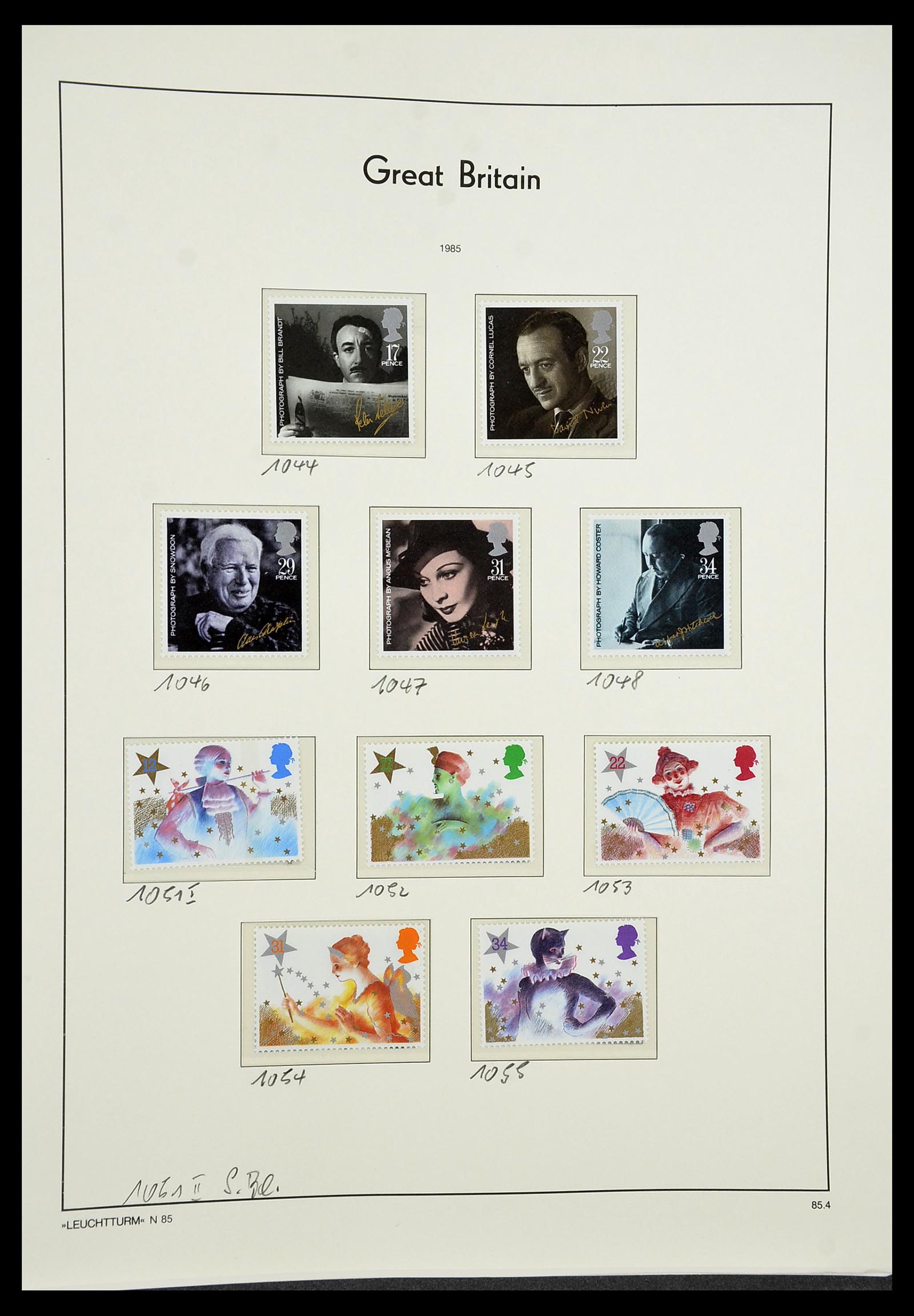 34391 084 - Postzegelverzameling 34391 Engeland 1957-1985.