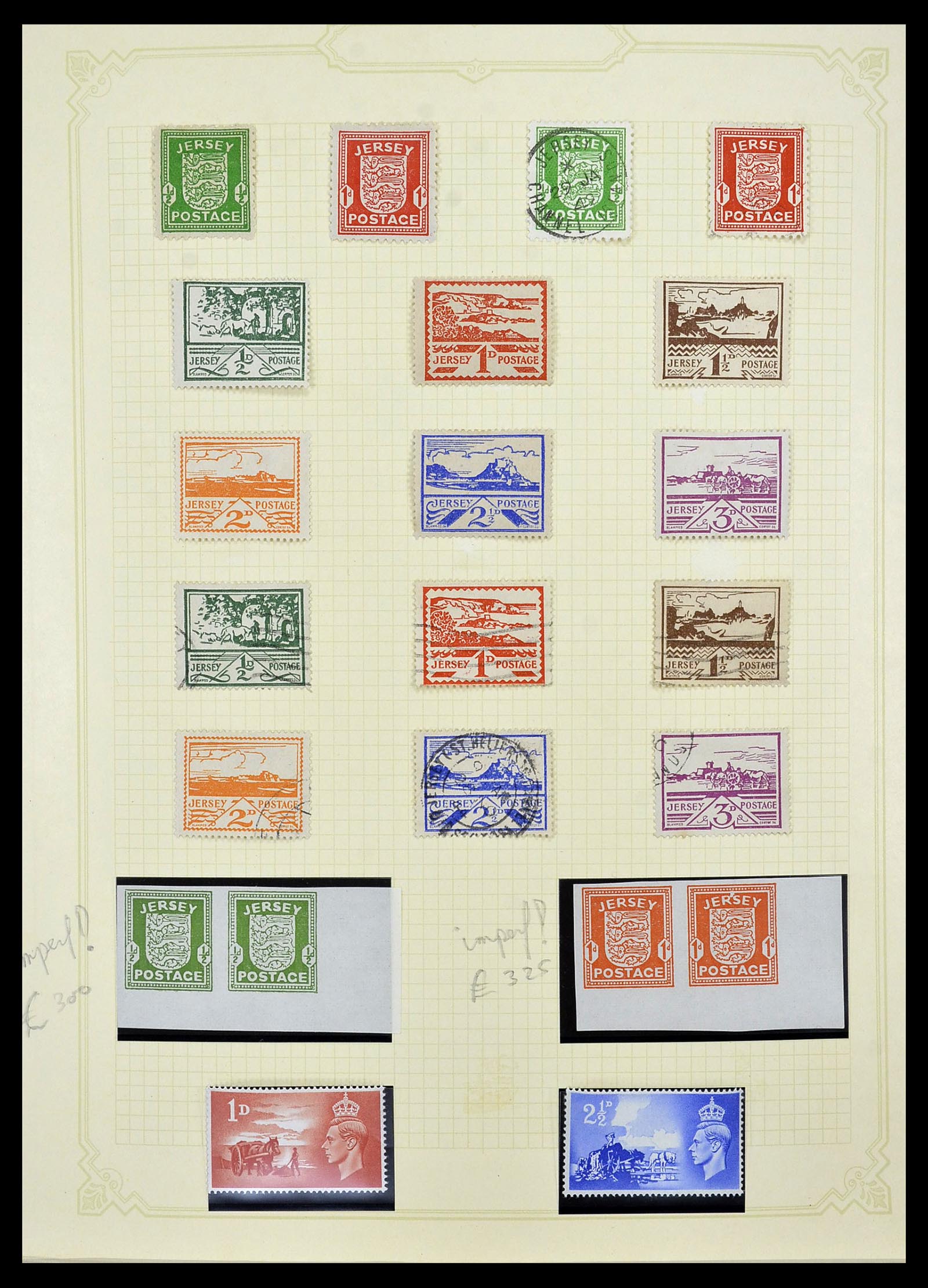 34392 001 - Postzegelverzameling 34392 Kanaaleilanden 1940-2007.