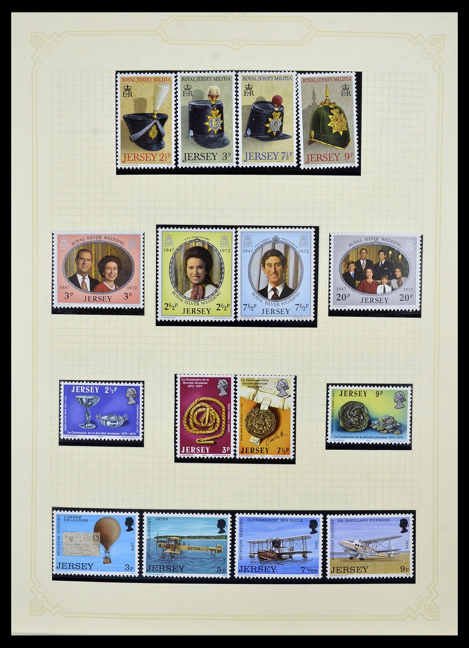 34392 007 - Postzegelverzameling 34392 Kanaaleilanden 1940-2007.