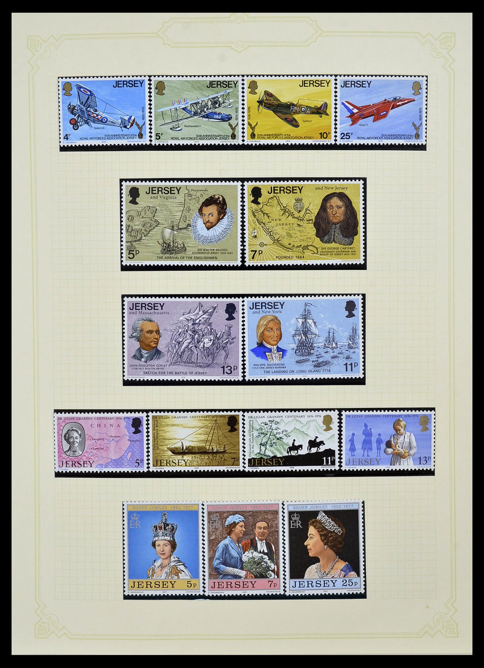 34392 012 - Postzegelverzameling 34392 Kanaaleilanden 1940-2007.