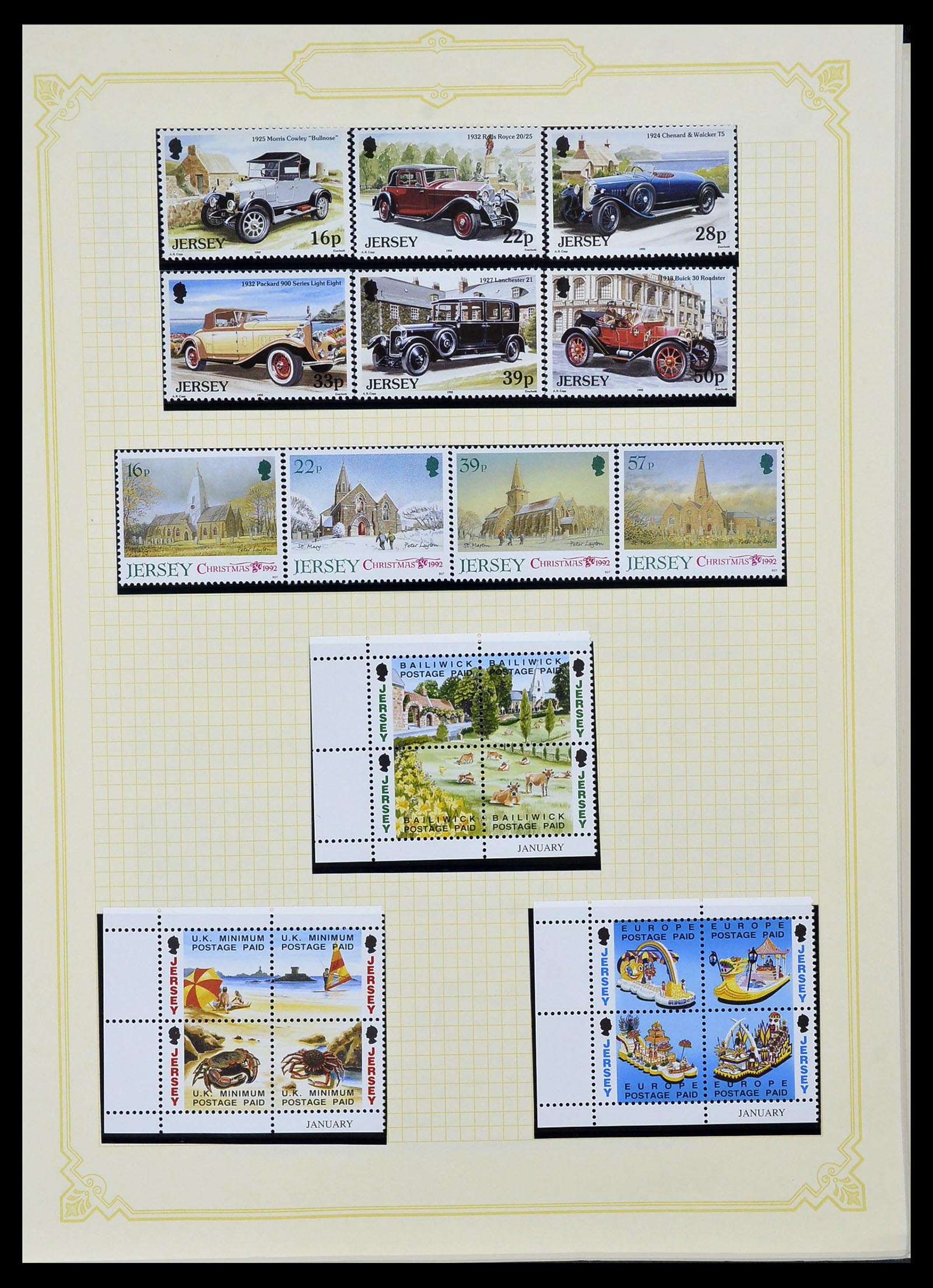 34392 039 - Postzegelverzameling 34392 Kanaaleilanden 1940-2007.