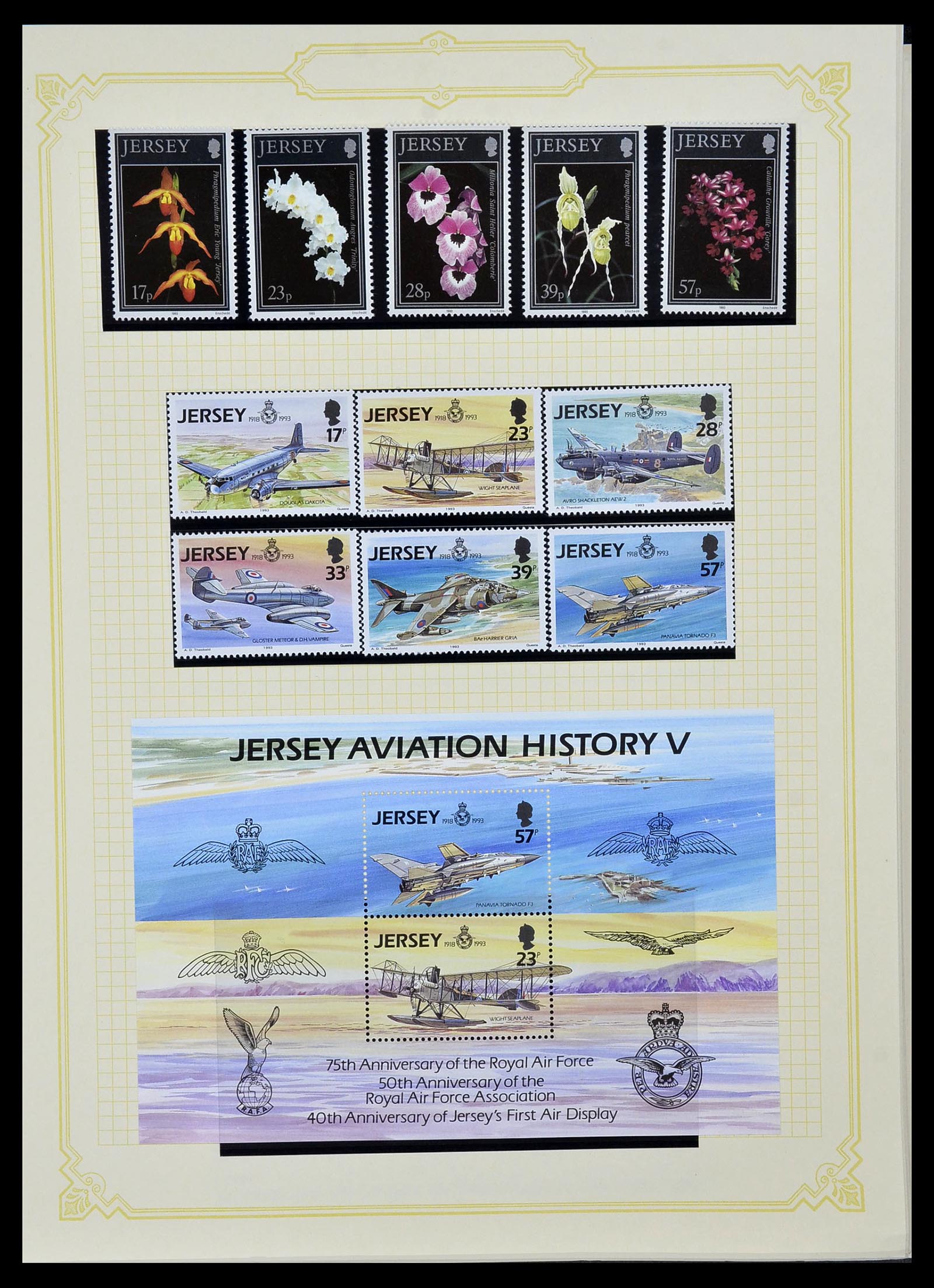 34392 040 - Postzegelverzameling 34392 Kanaaleilanden 1940-2007.