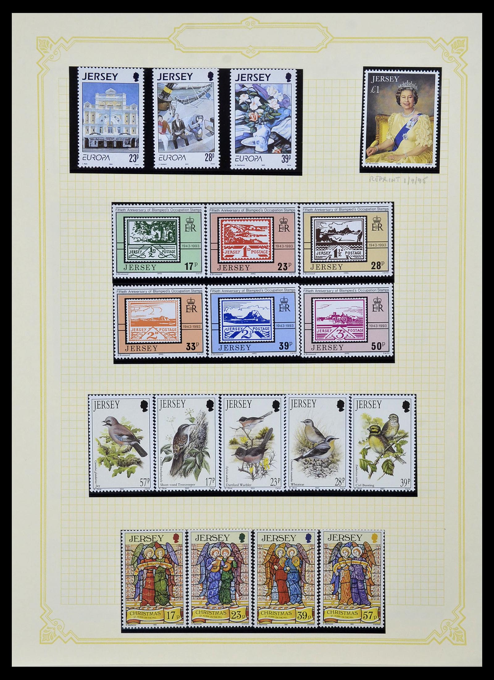 34392 041 - Postzegelverzameling 34392 Kanaaleilanden 1940-2007.