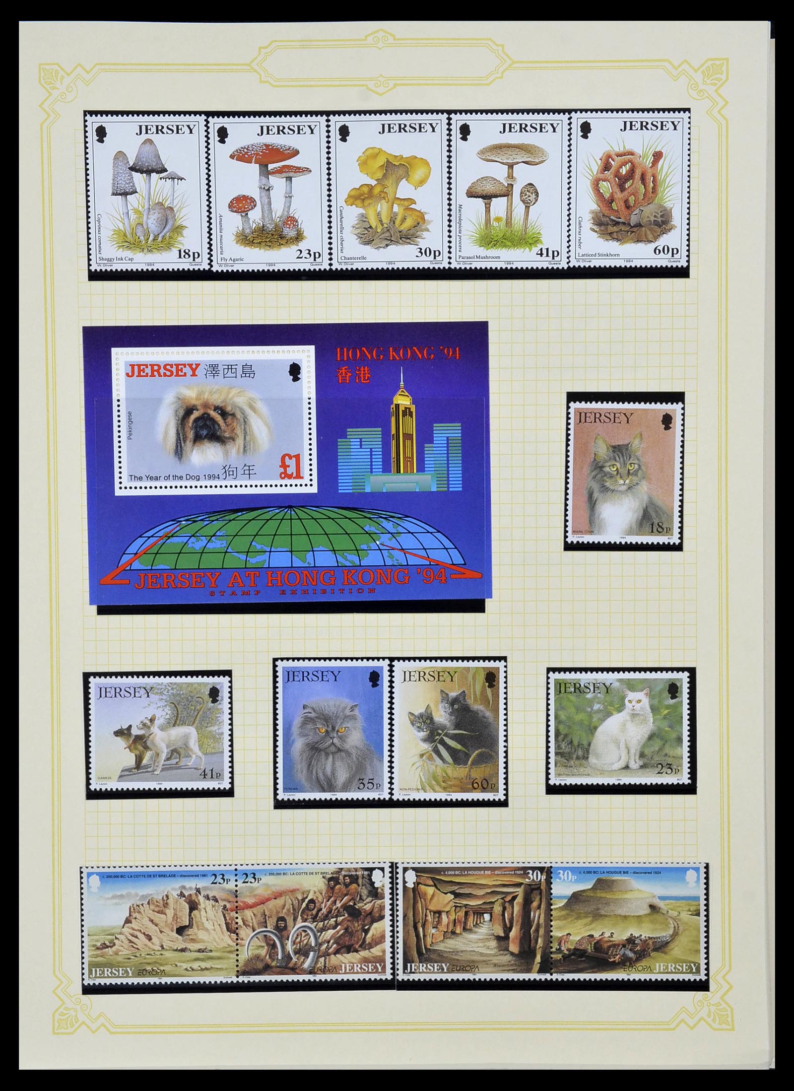 34392 042 - Postzegelverzameling 34392 Kanaaleilanden 1940-2007.