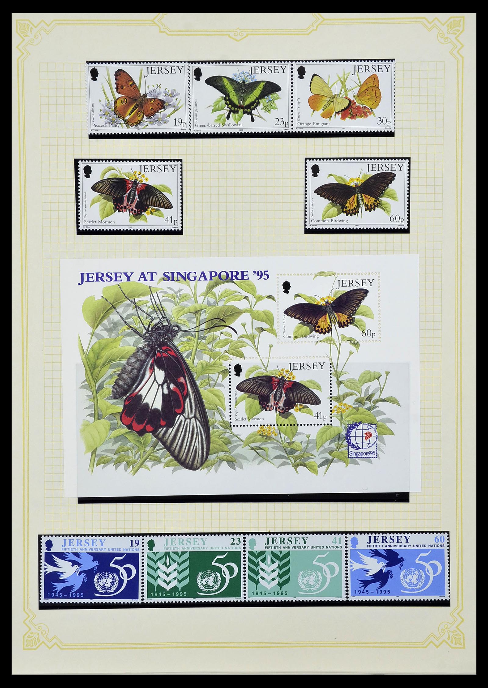 34392 047 - Postzegelverzameling 34392 Kanaaleilanden 1940-2007.