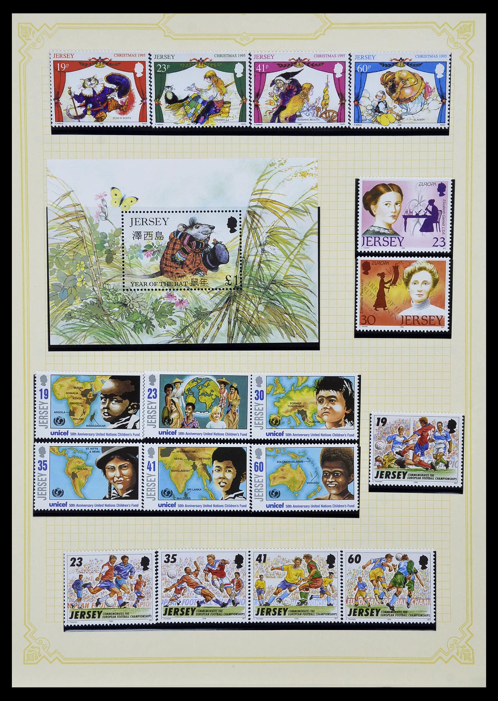 34392 048 - Postzegelverzameling 34392 Kanaaleilanden 1940-2007.