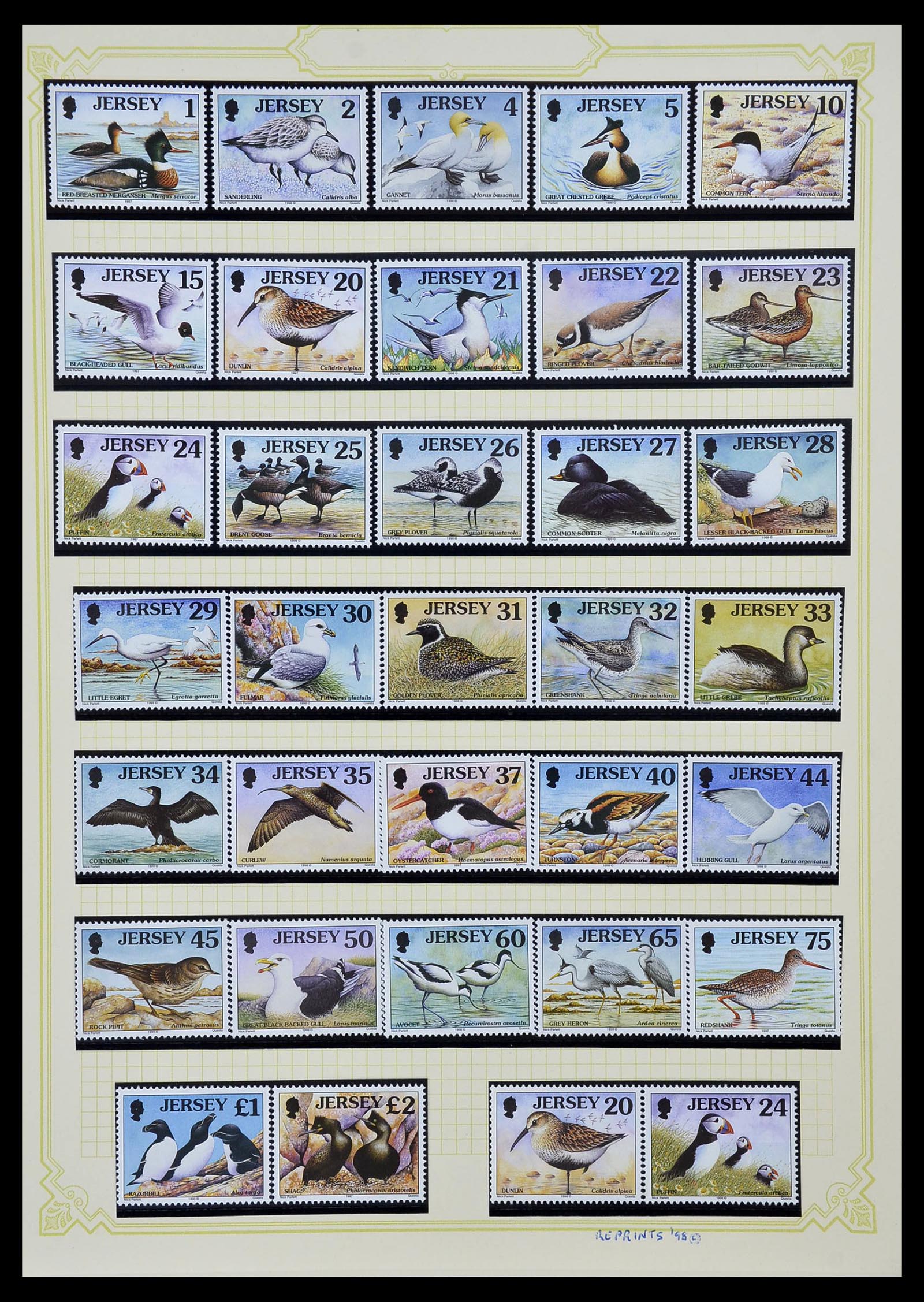 34392 051 - Postzegelverzameling 34392 Kanaaleilanden 1940-2007.