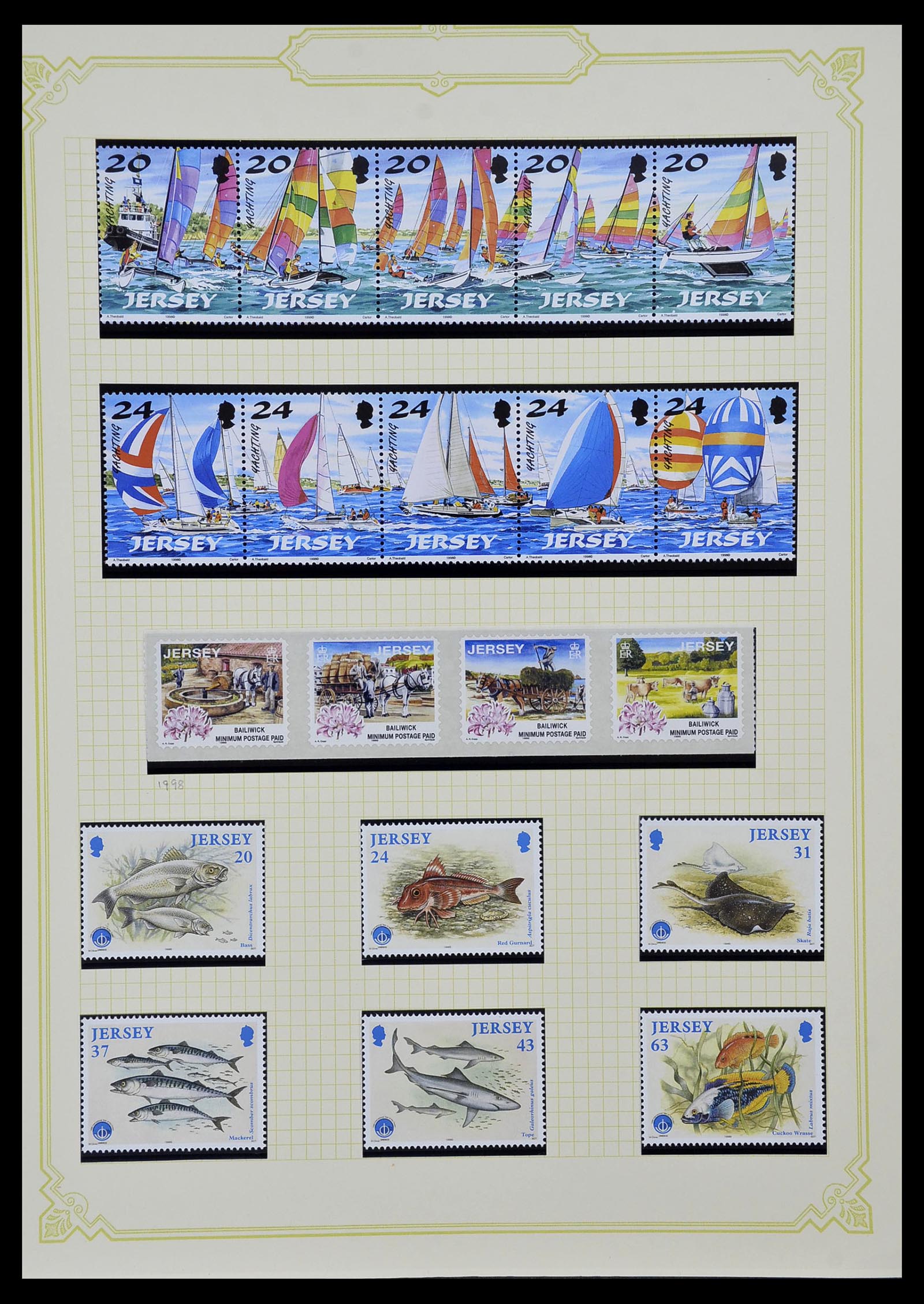 34392 058 - Postzegelverzameling 34392 Kanaaleilanden 1940-2007.