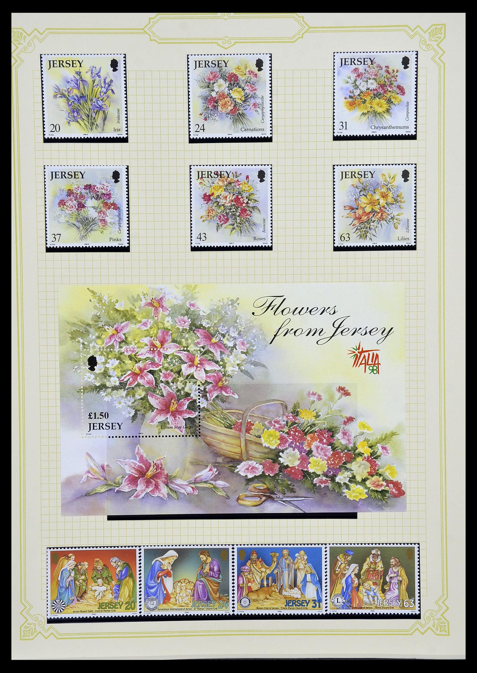 34392 059 - Postzegelverzameling 34392 Kanaaleilanden 1940-2007.