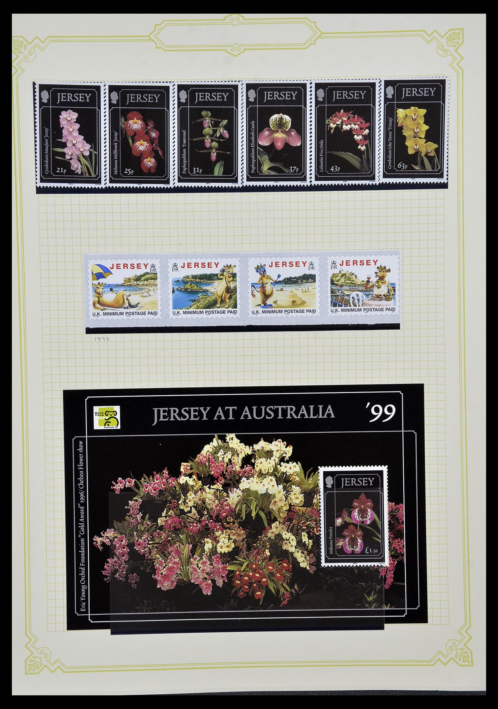 34392 061 - Postzegelverzameling 34392 Kanaaleilanden 1940-2007.
