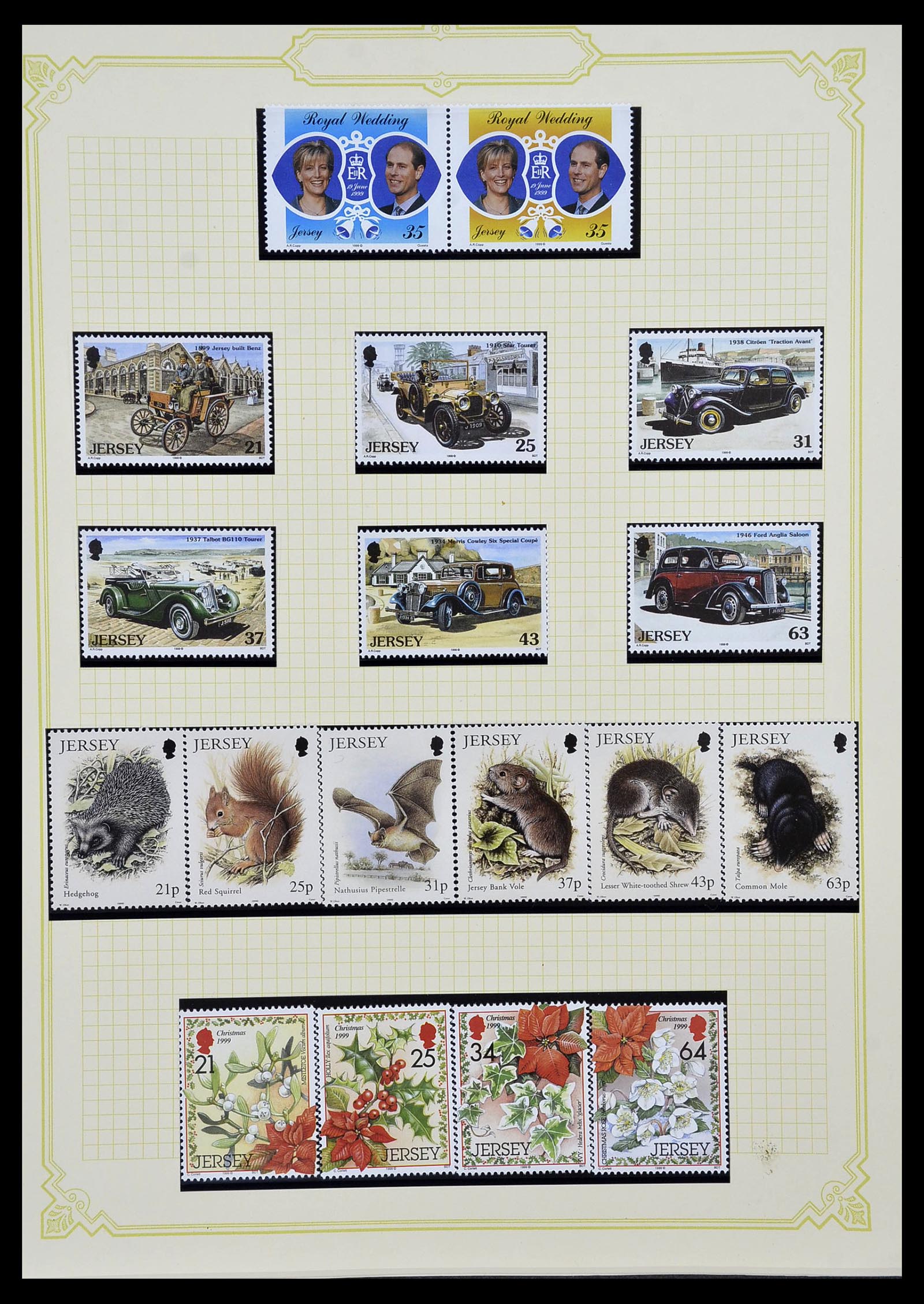 34392 062 - Postzegelverzameling 34392 Kanaaleilanden 1940-2007.