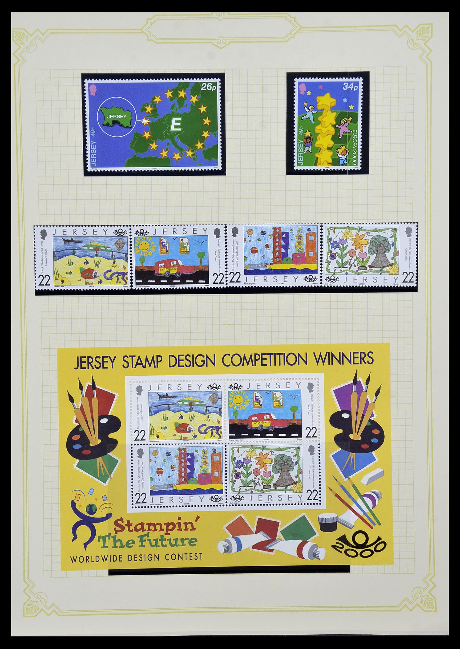 34392 064 - Postzegelverzameling 34392 Kanaaleilanden 1940-2007.