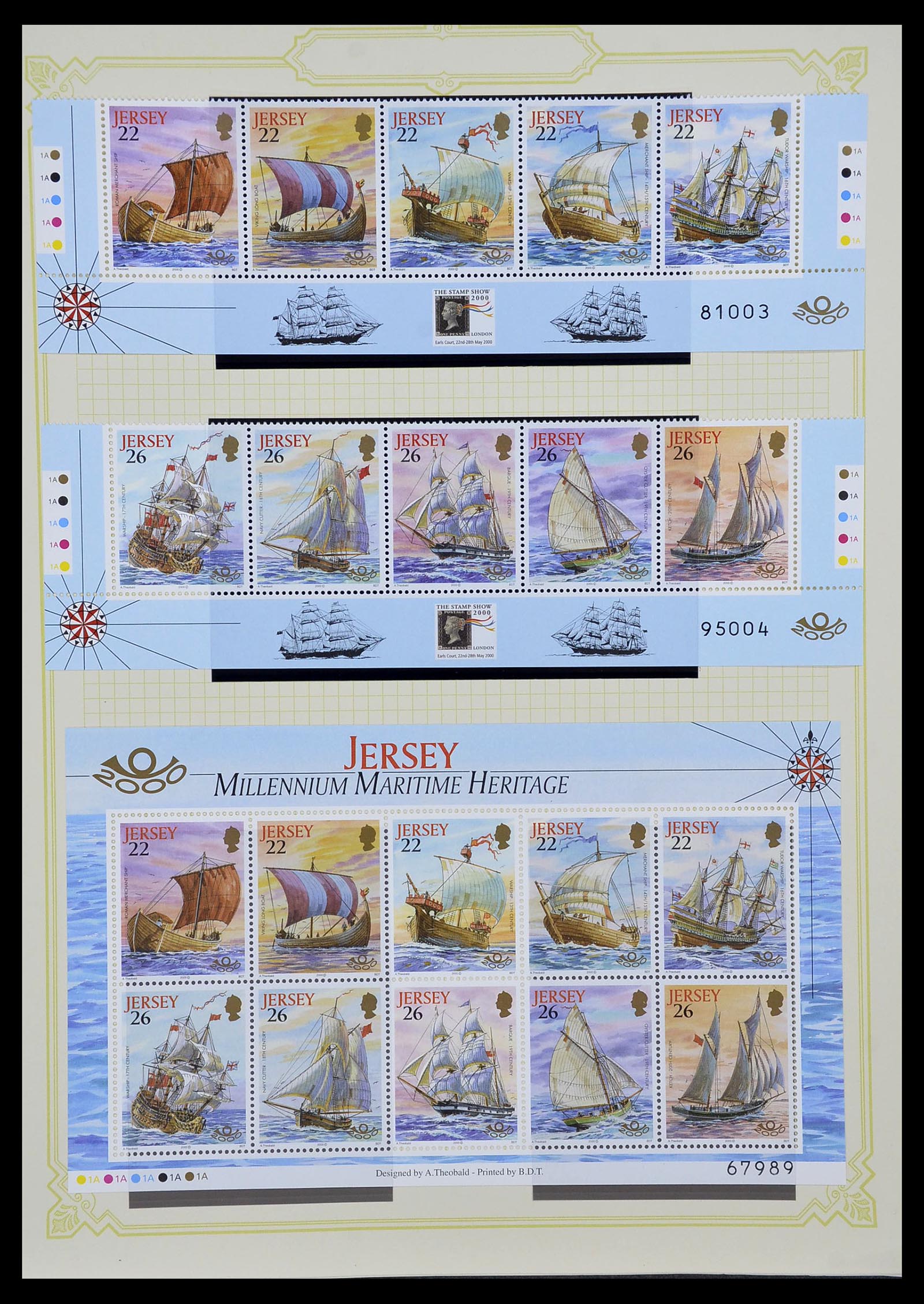 34392 065 - Postzegelverzameling 34392 Kanaaleilanden 1940-2007.
