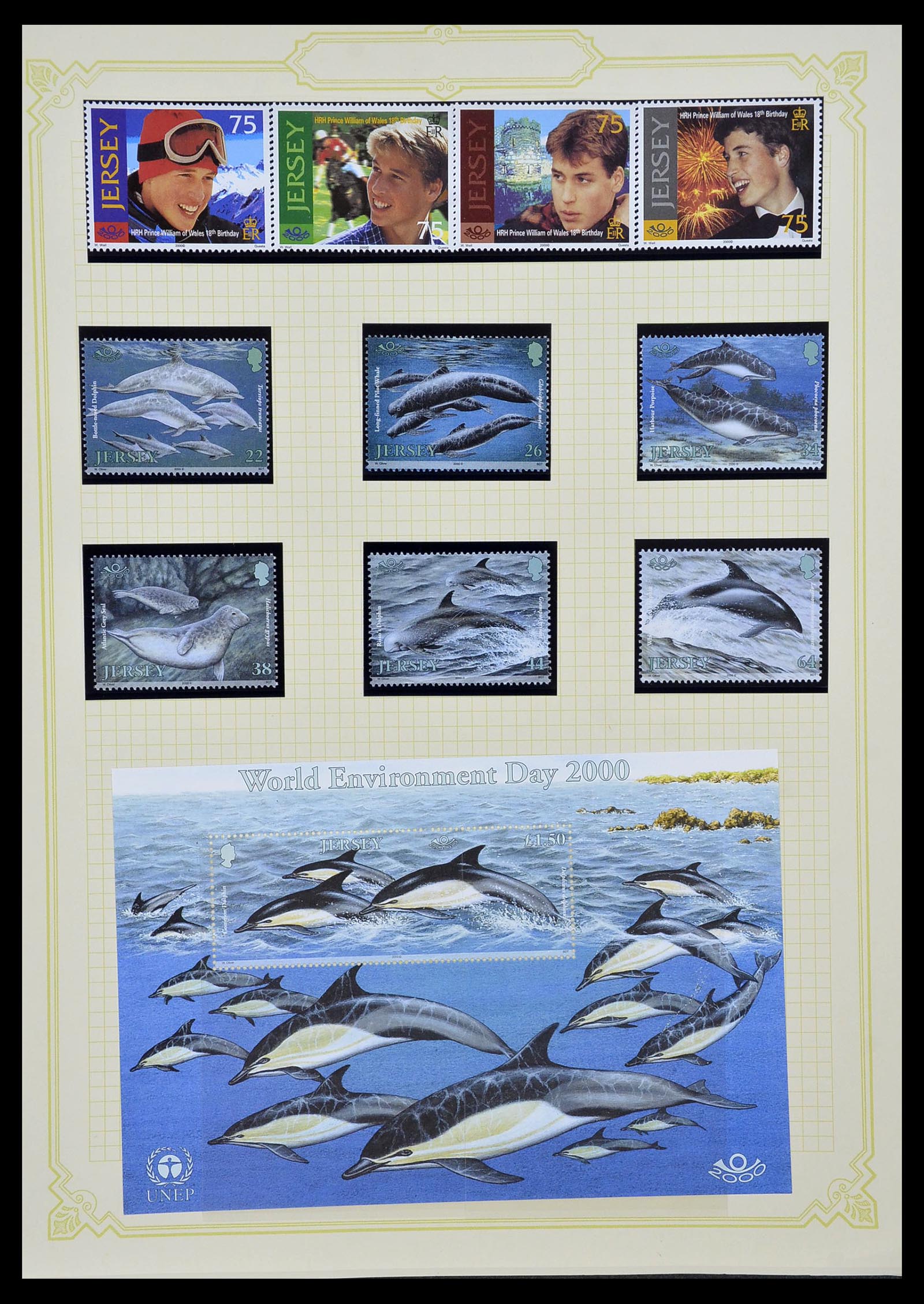 34392 066 - Postzegelverzameling 34392 Kanaaleilanden 1940-2007.