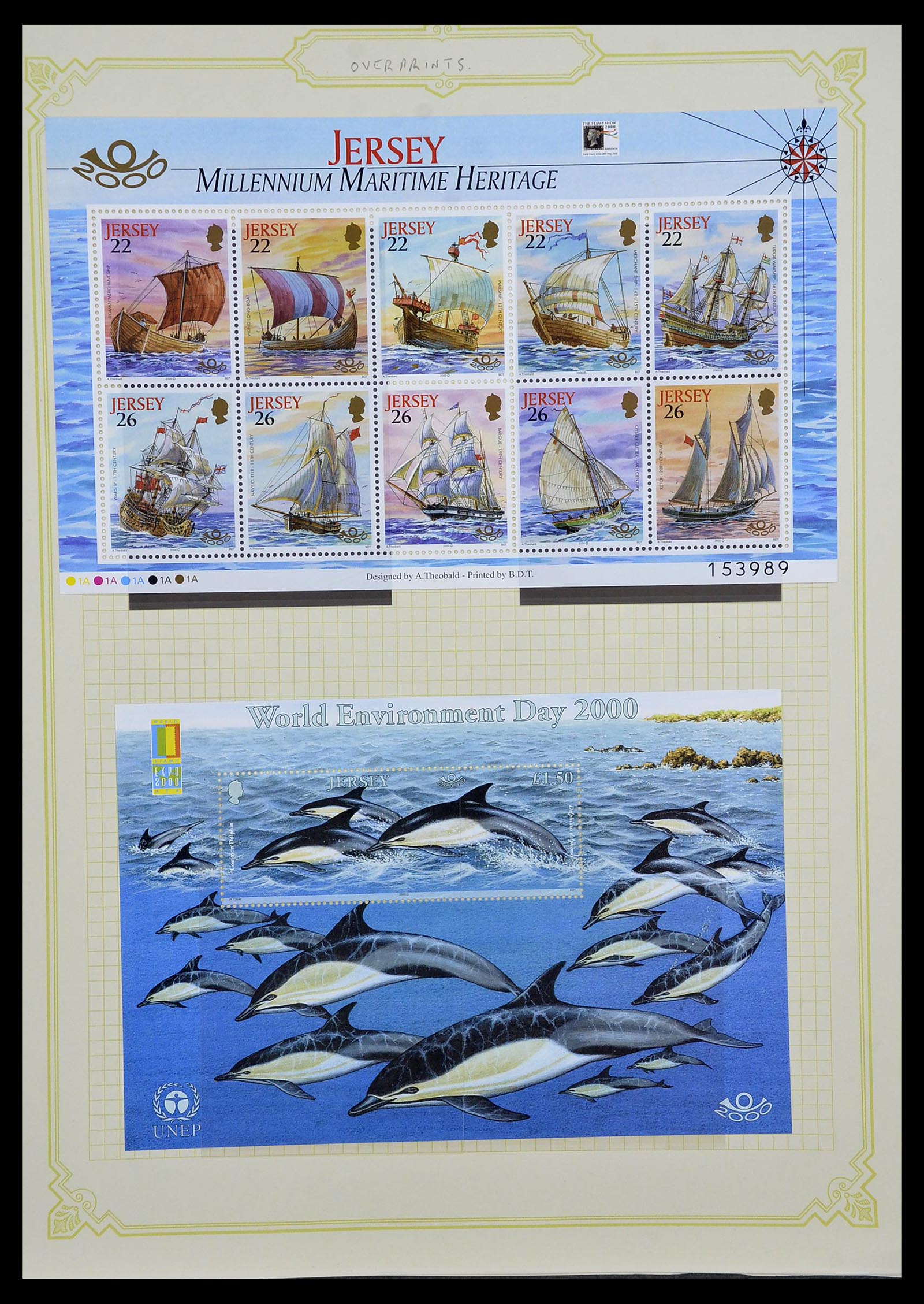 34392 067 - Postzegelverzameling 34392 Kanaaleilanden 1940-2007.