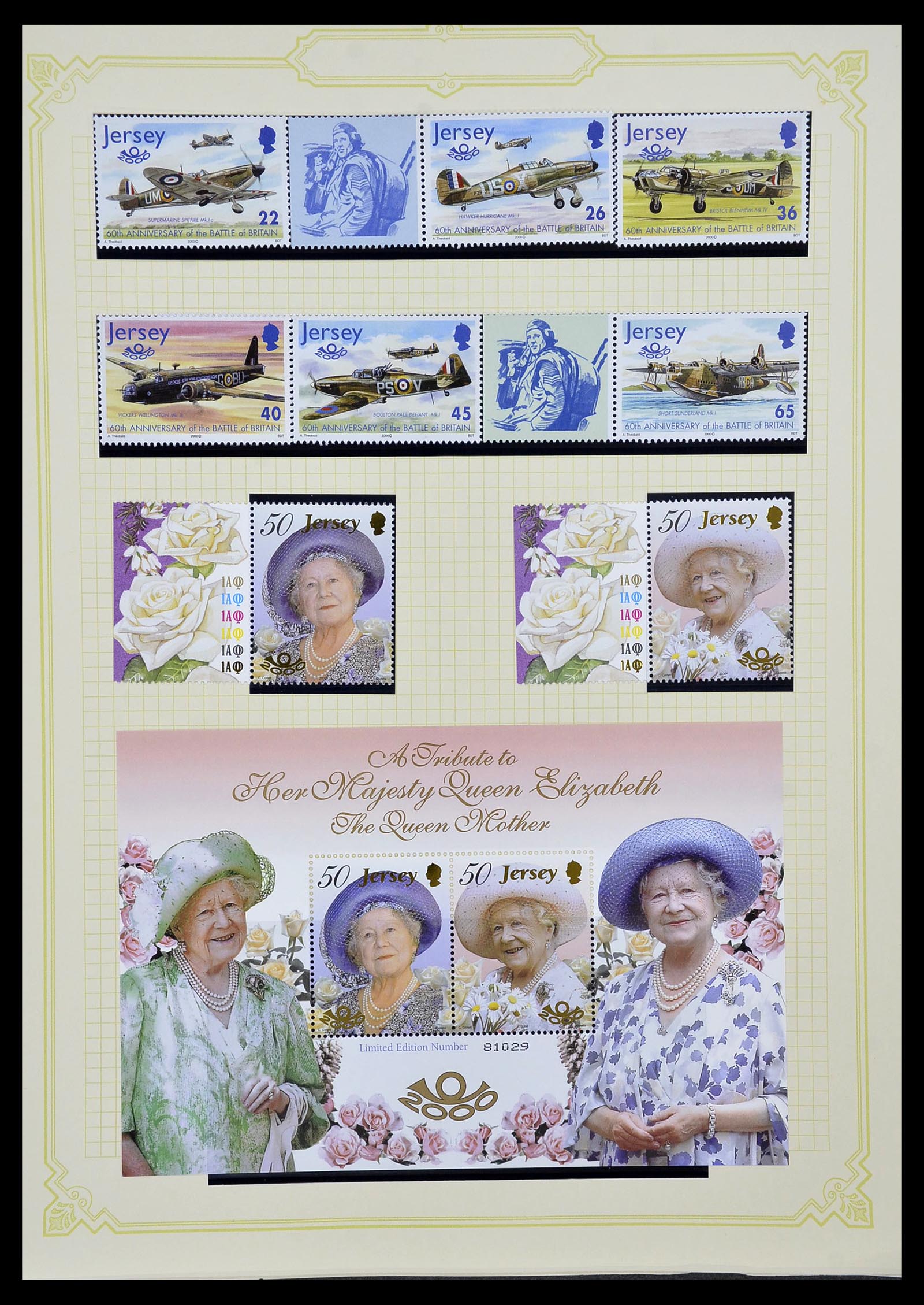 34392 068 - Postzegelverzameling 34392 Kanaaleilanden 1940-2007.