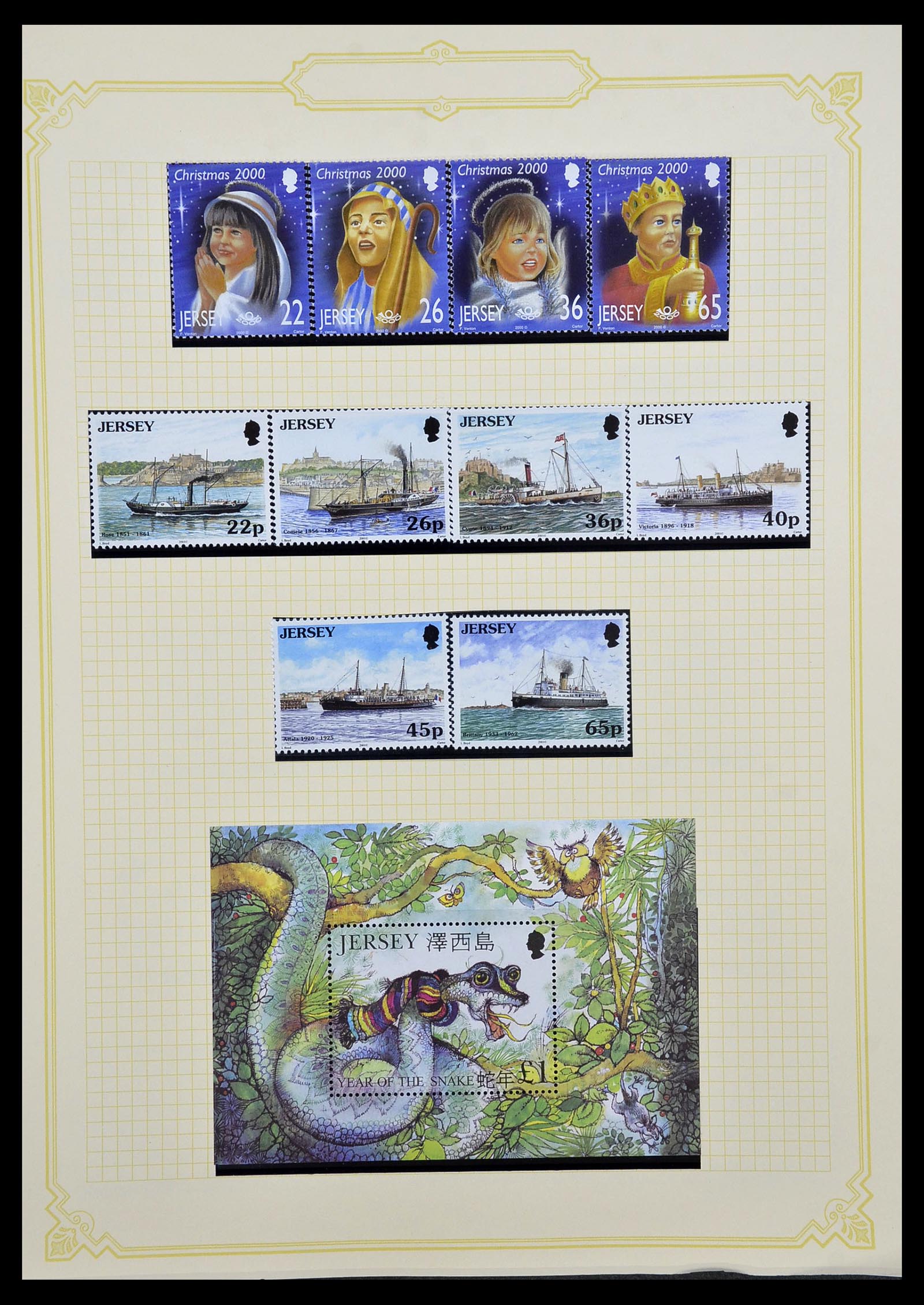 34392 069 - Postzegelverzameling 34392 Kanaaleilanden 1940-2007.