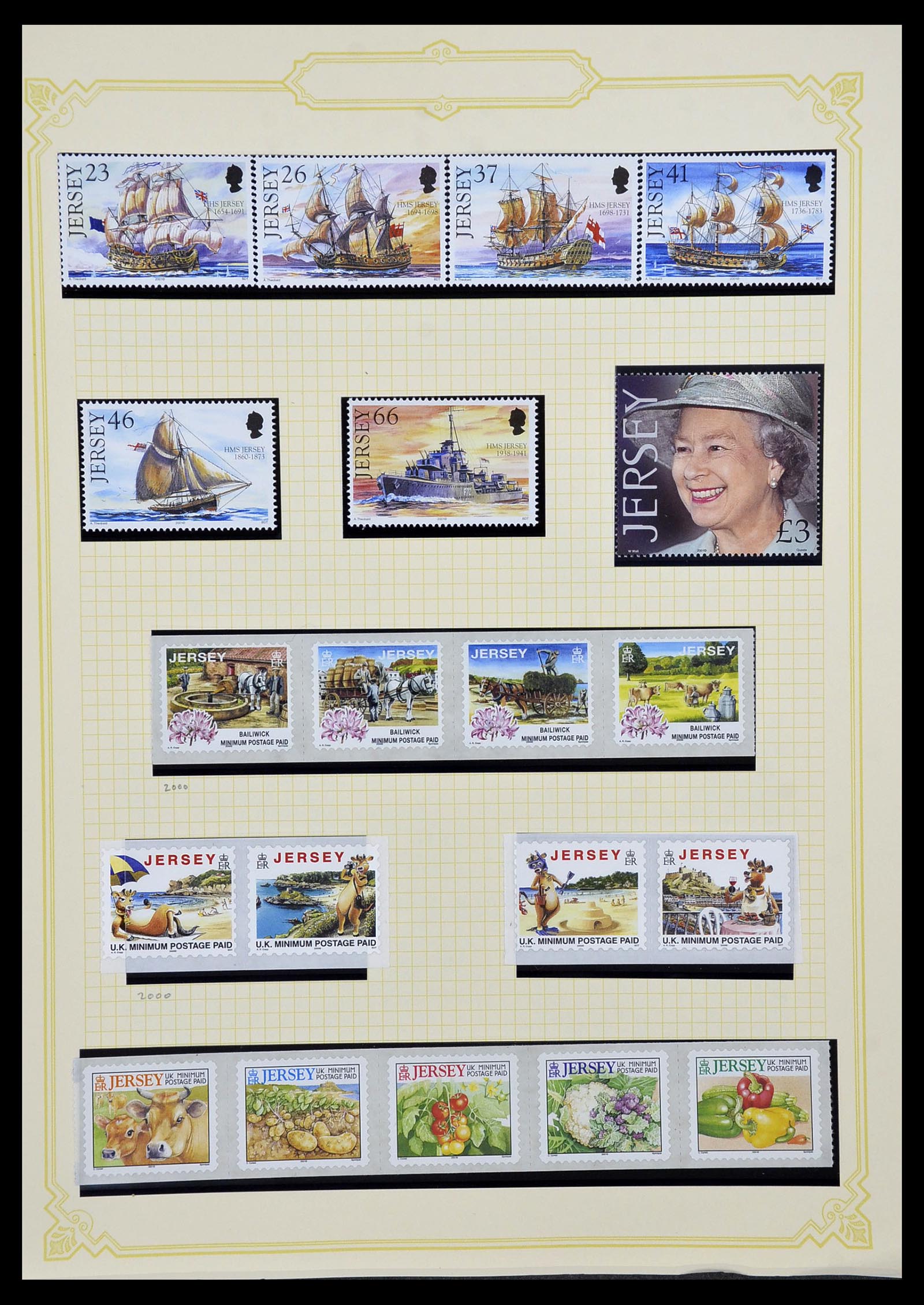 34392 070 - Postzegelverzameling 34392 Kanaaleilanden 1940-2007.