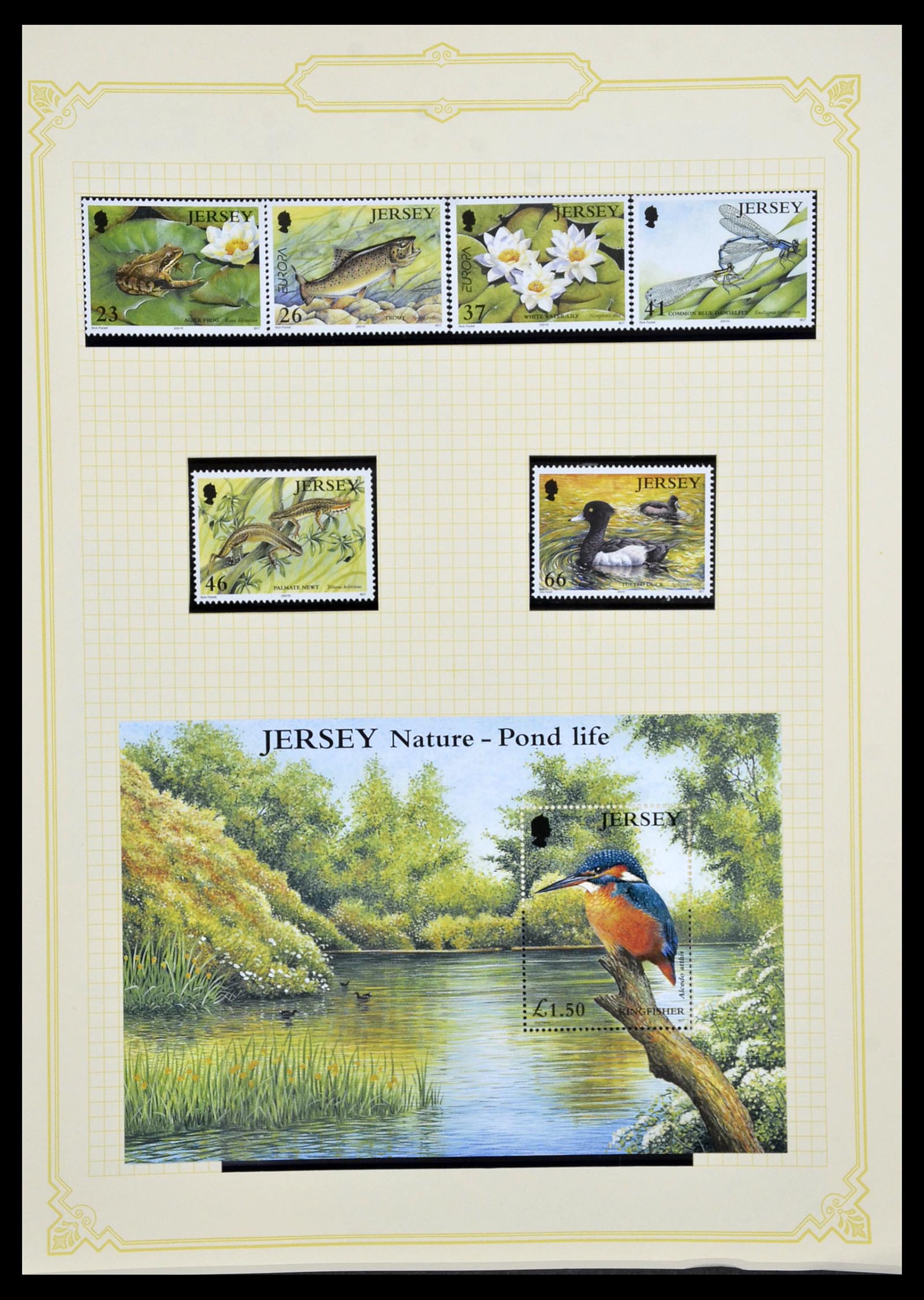 34392 071 - Postzegelverzameling 34392 Kanaaleilanden 1940-2007.