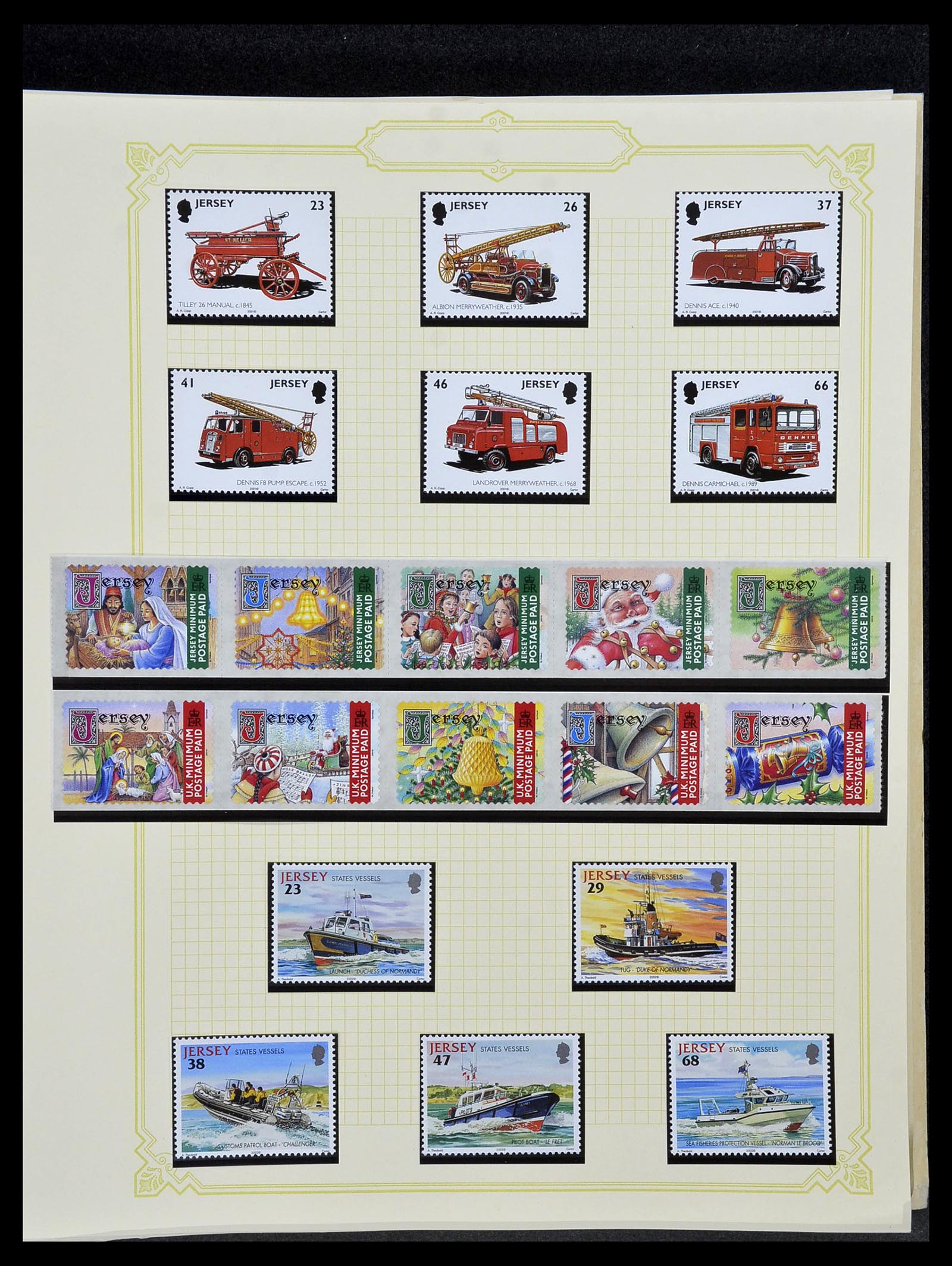 34392 074 - Postzegelverzameling 34392 Kanaaleilanden 1940-2007.