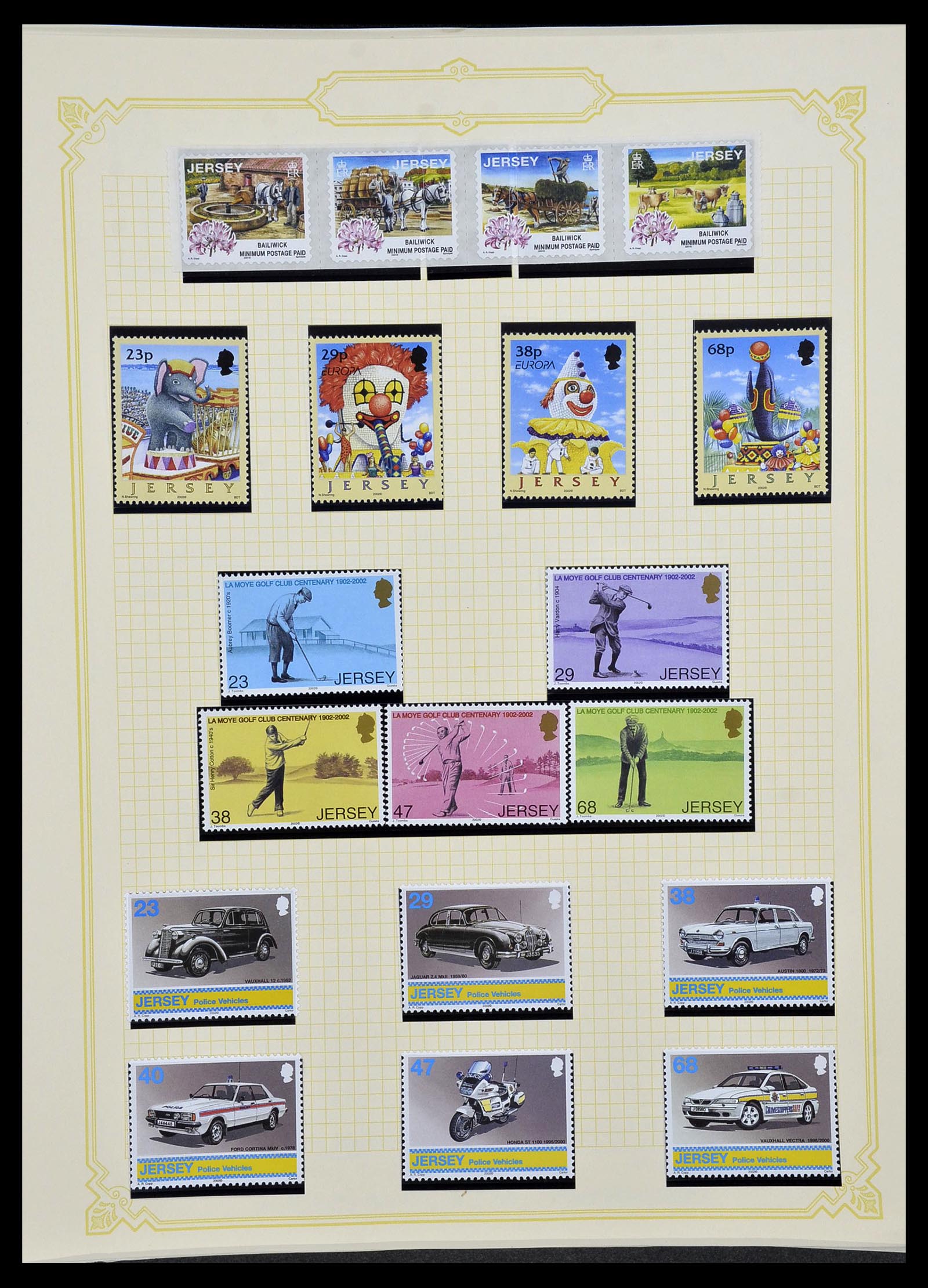 34392 076 - Postzegelverzameling 34392 Kanaaleilanden 1940-2007.