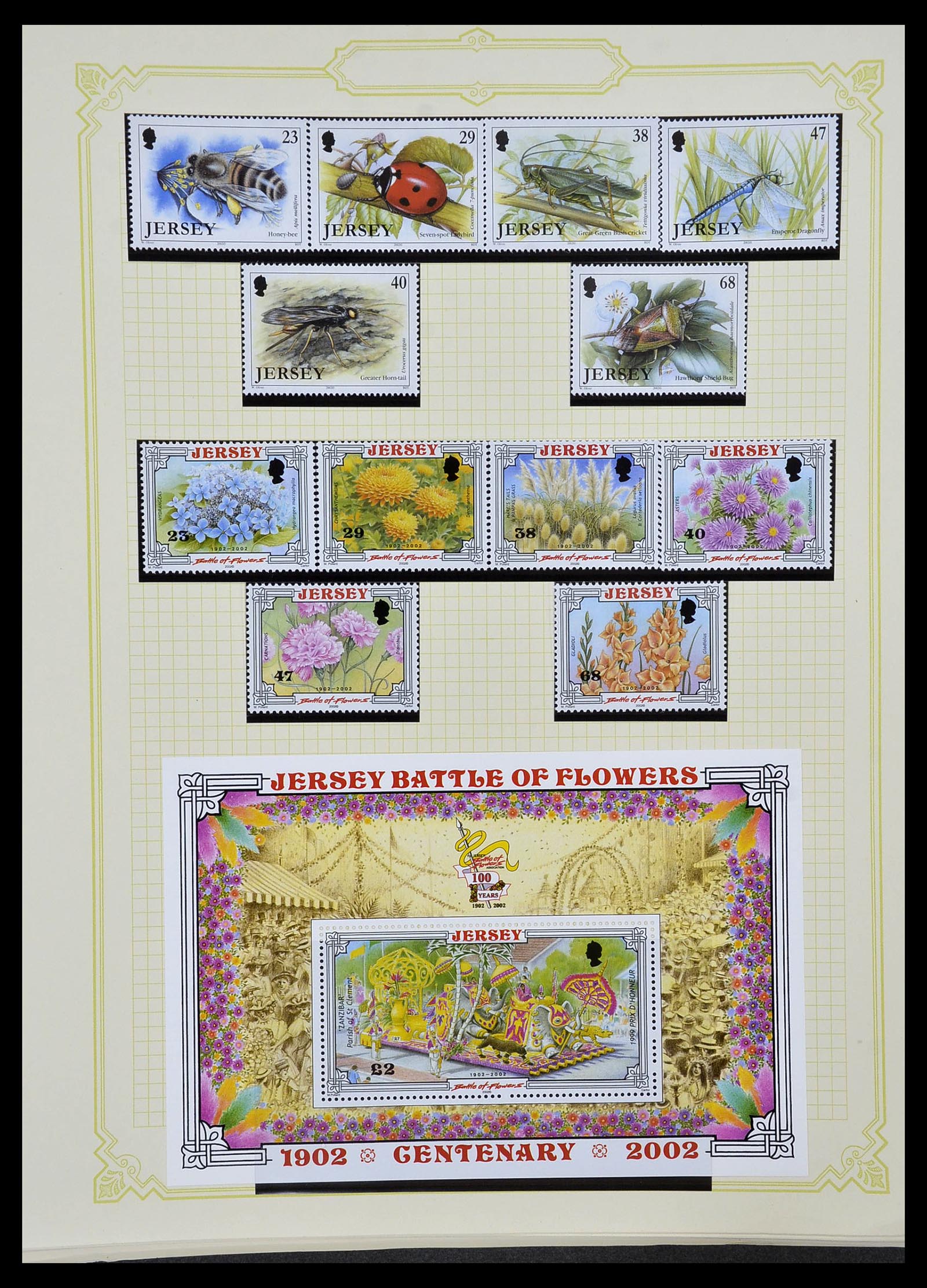 34392 077 - Postzegelverzameling 34392 Kanaaleilanden 1940-2007.