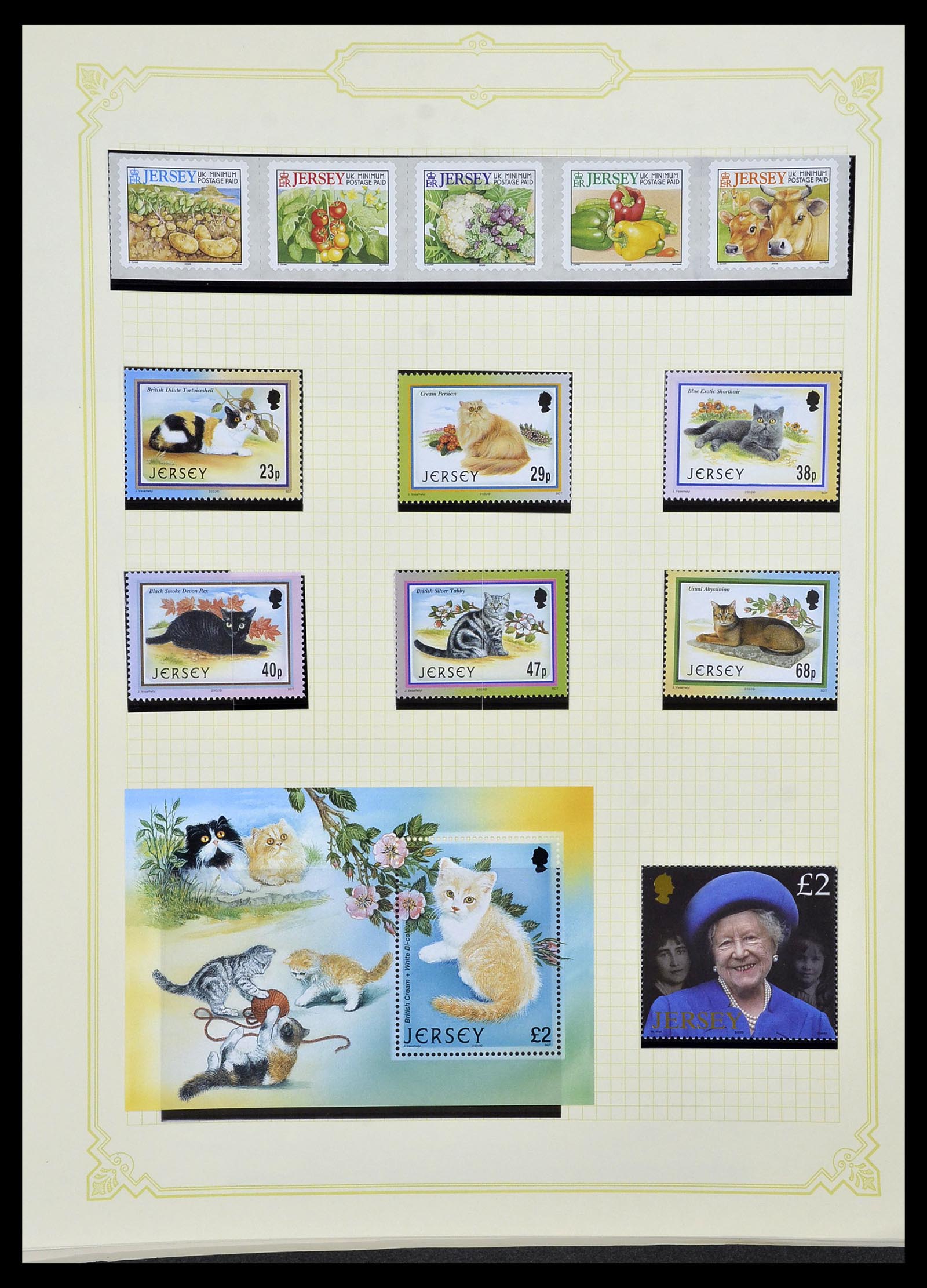 34392 078 - Postzegelverzameling 34392 Kanaaleilanden 1940-2007.