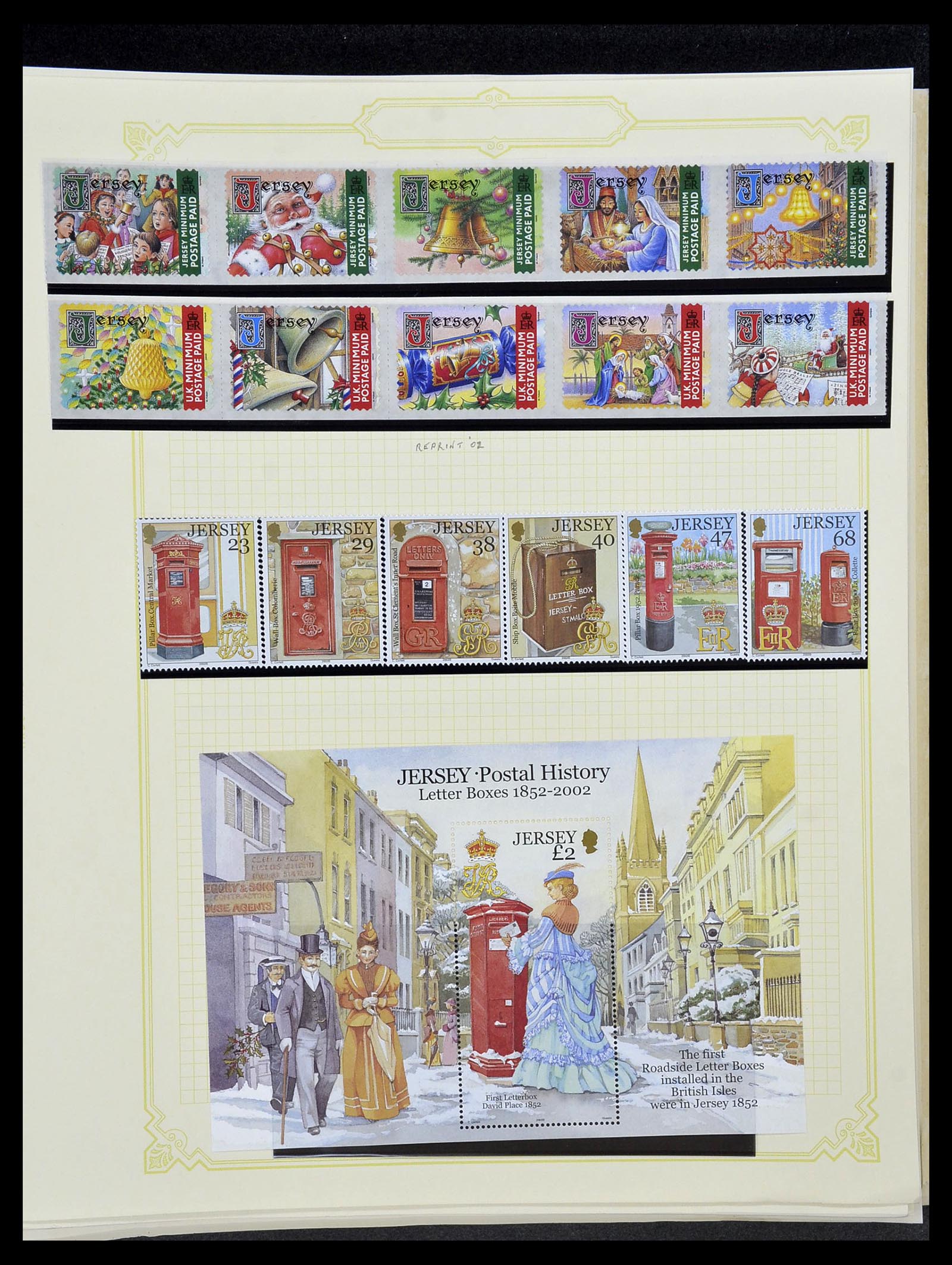 34392 079 - Postzegelverzameling 34392 Kanaaleilanden 1940-2007.