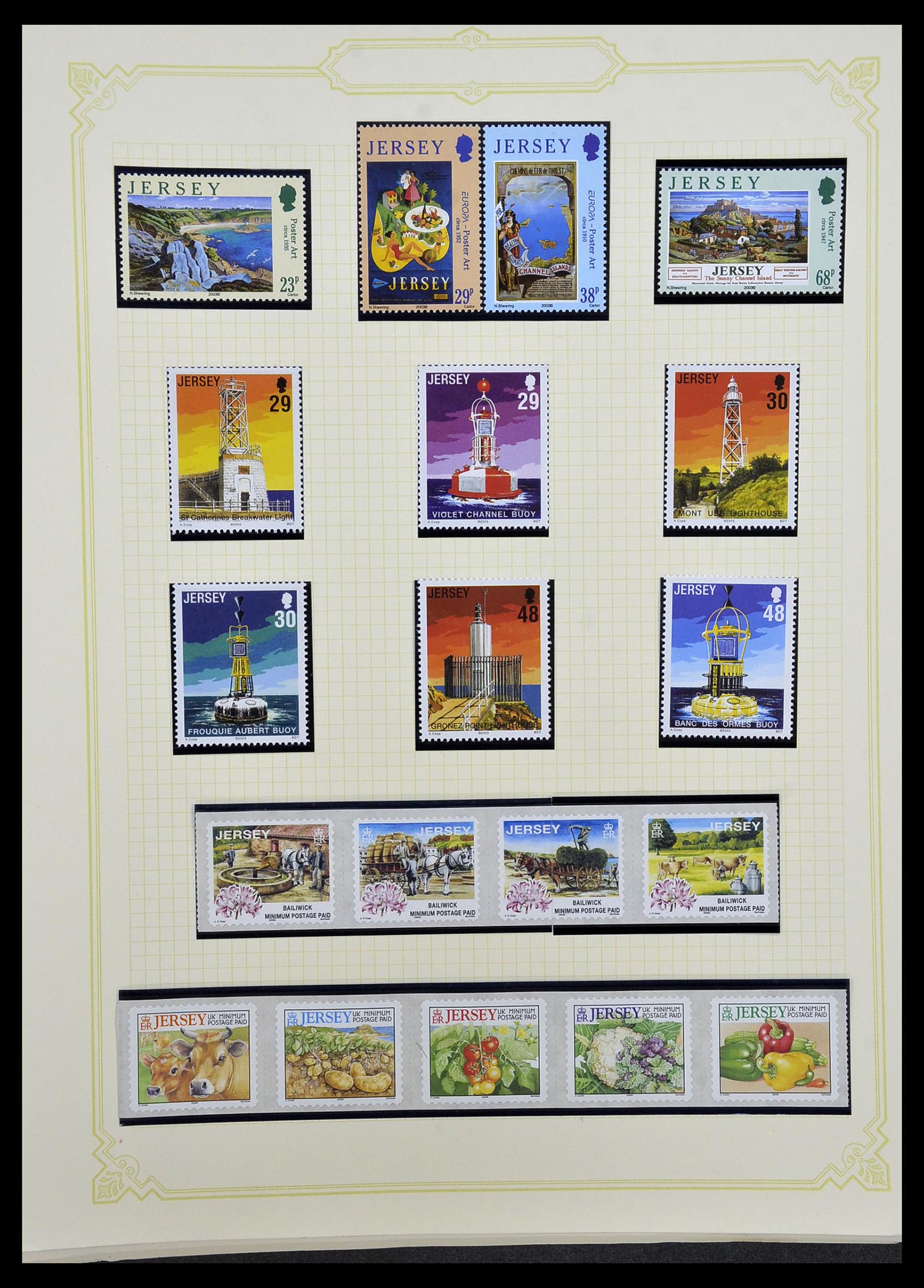 34392 081 - Postzegelverzameling 34392 Kanaaleilanden 1940-2007.