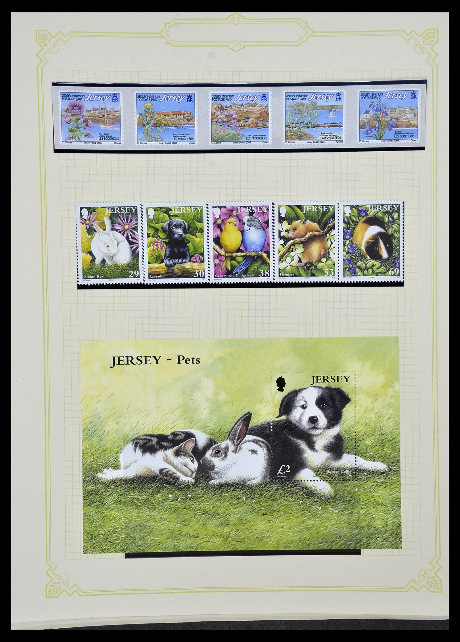 34392 084 - Postzegelverzameling 34392 Kanaaleilanden 1940-2007.