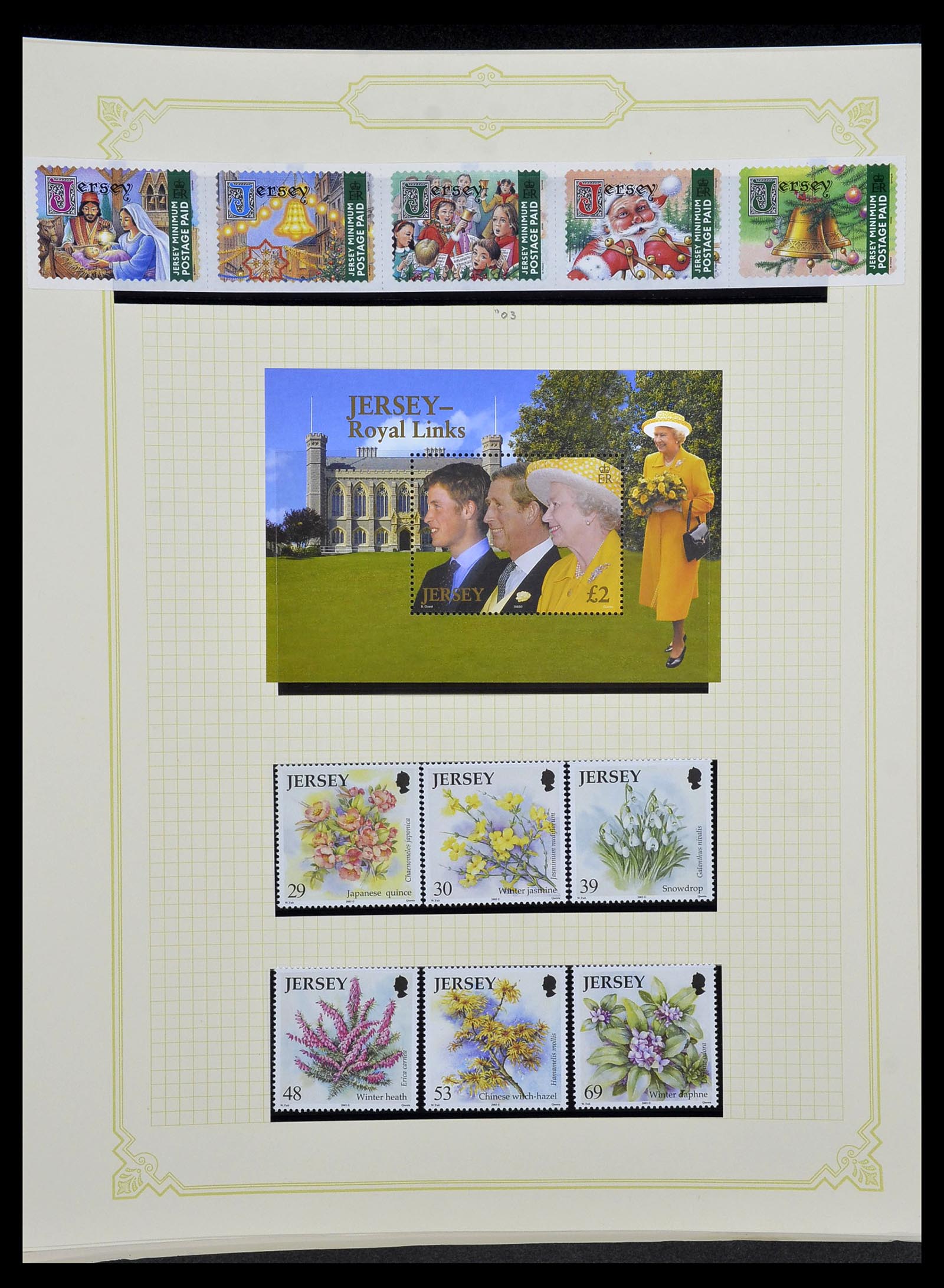 34392 085 - Postzegelverzameling 34392 Kanaaleilanden 1940-2007.