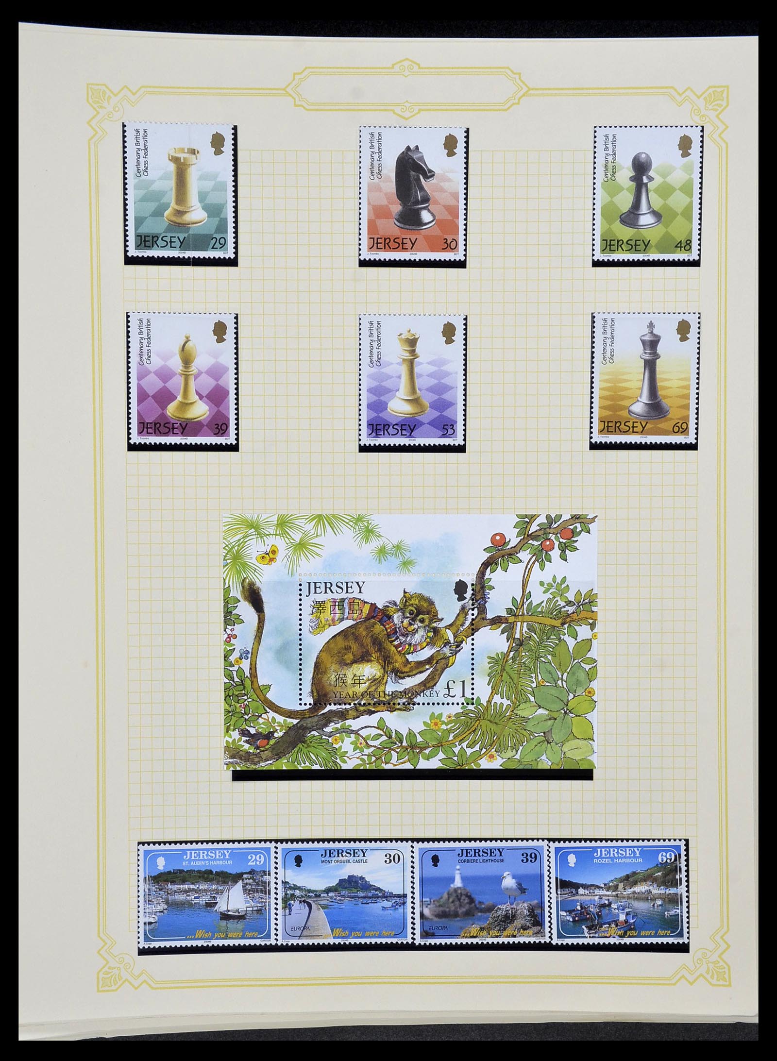 34392 086 - Postzegelverzameling 34392 Kanaaleilanden 1940-2007.