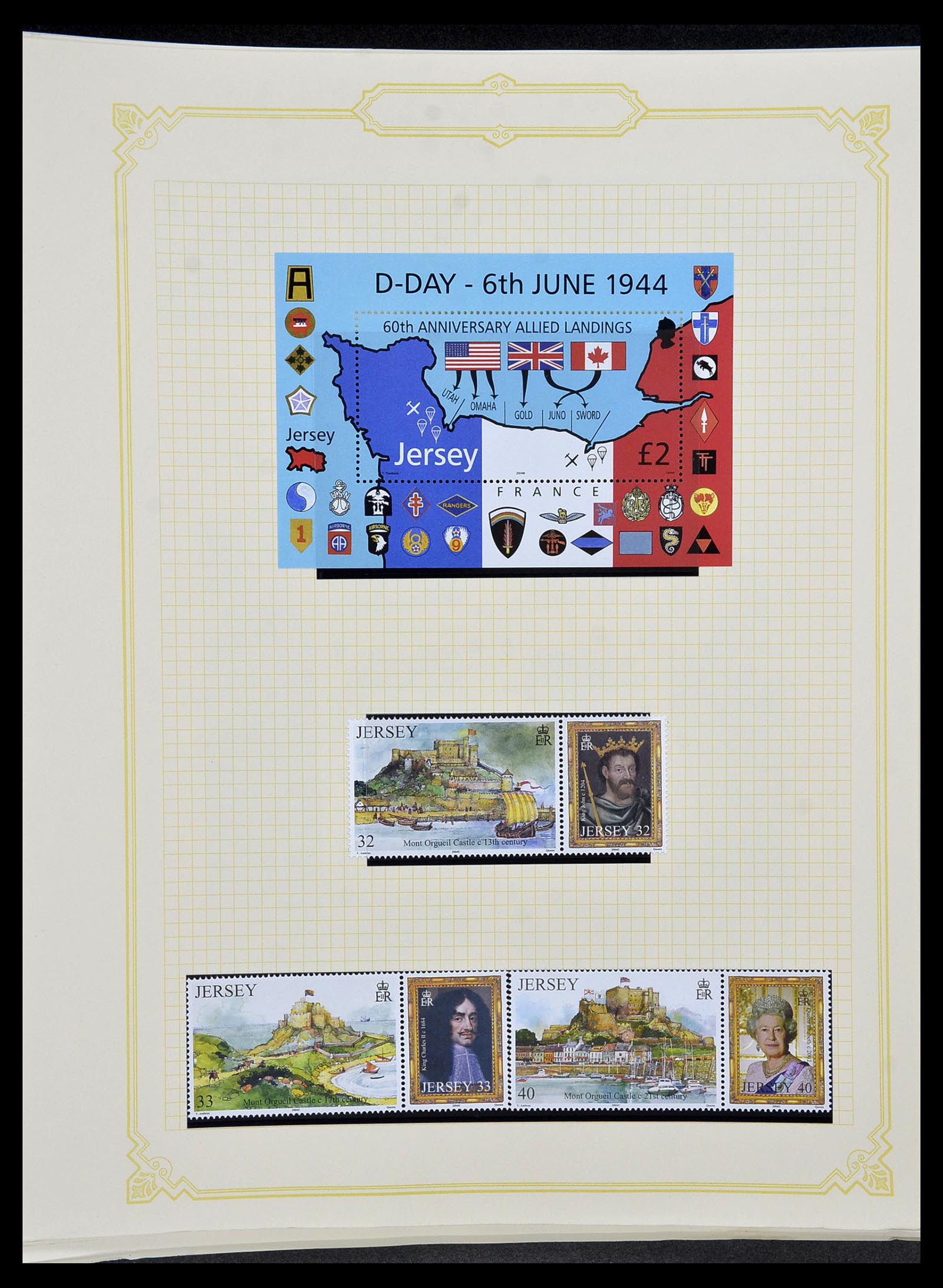 34392 089 - Postzegelverzameling 34392 Kanaaleilanden 1940-2007.