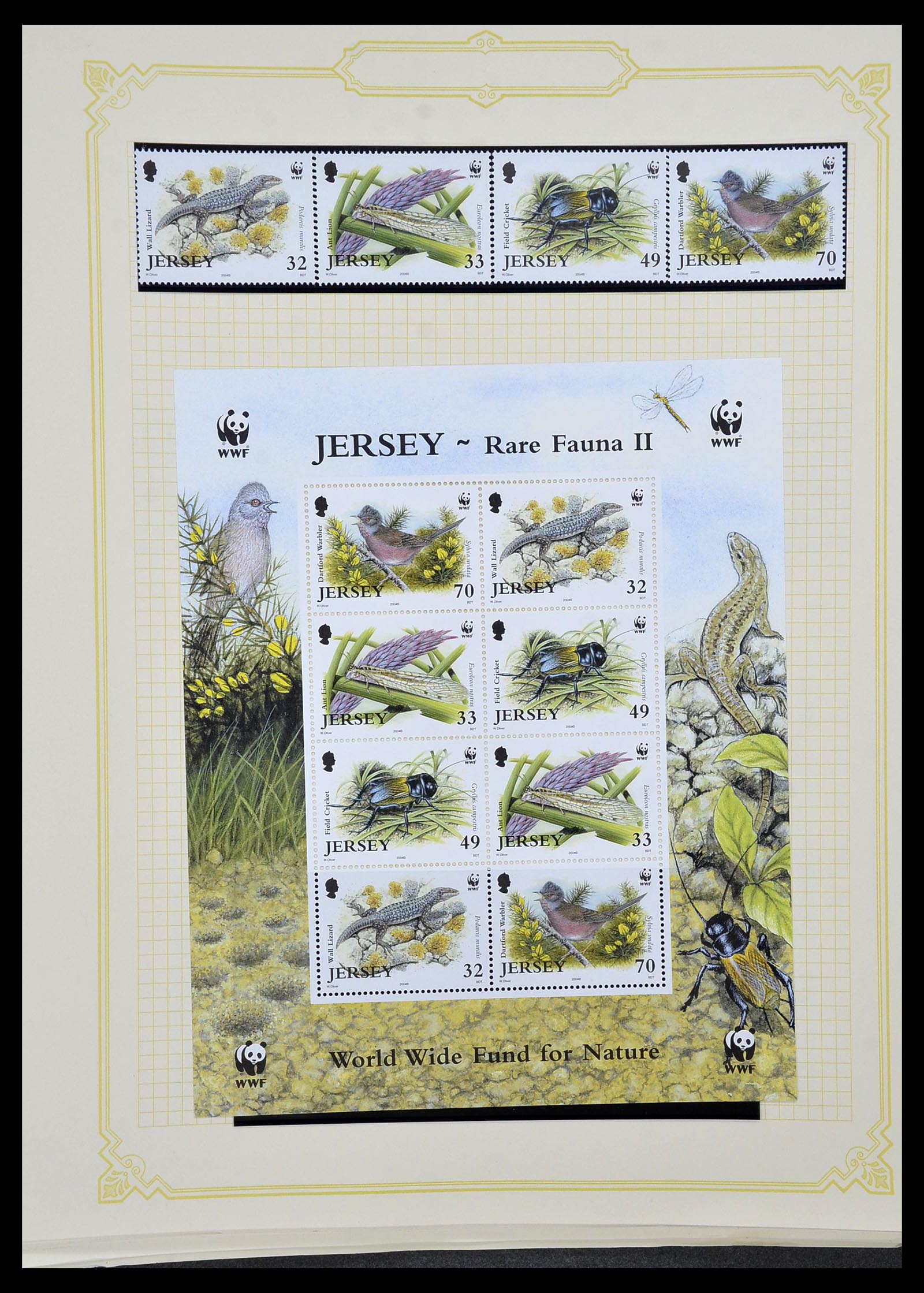 34392 090 - Postzegelverzameling 34392 Kanaaleilanden 1940-2007.