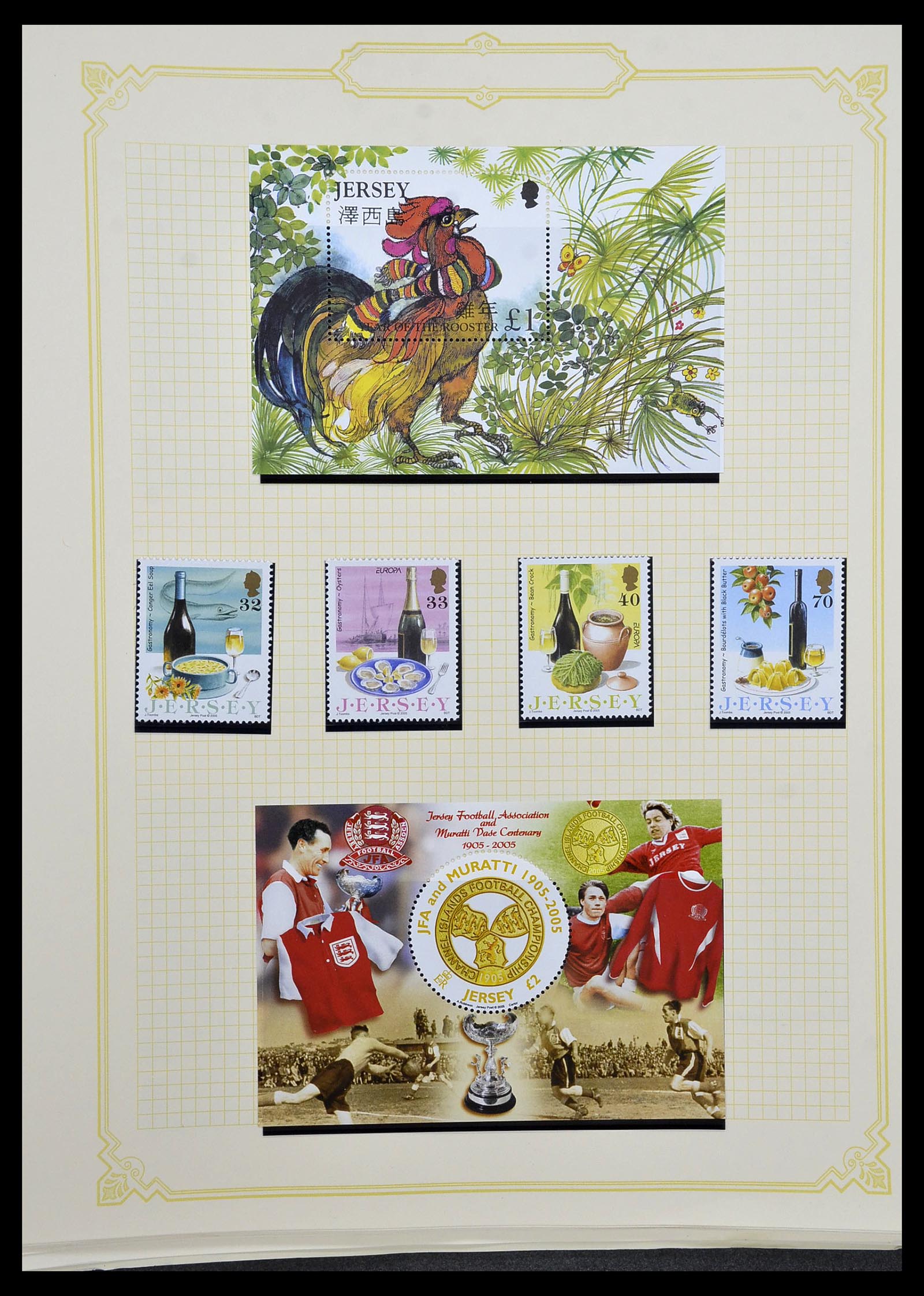 34392 093 - Postzegelverzameling 34392 Kanaaleilanden 1940-2007.