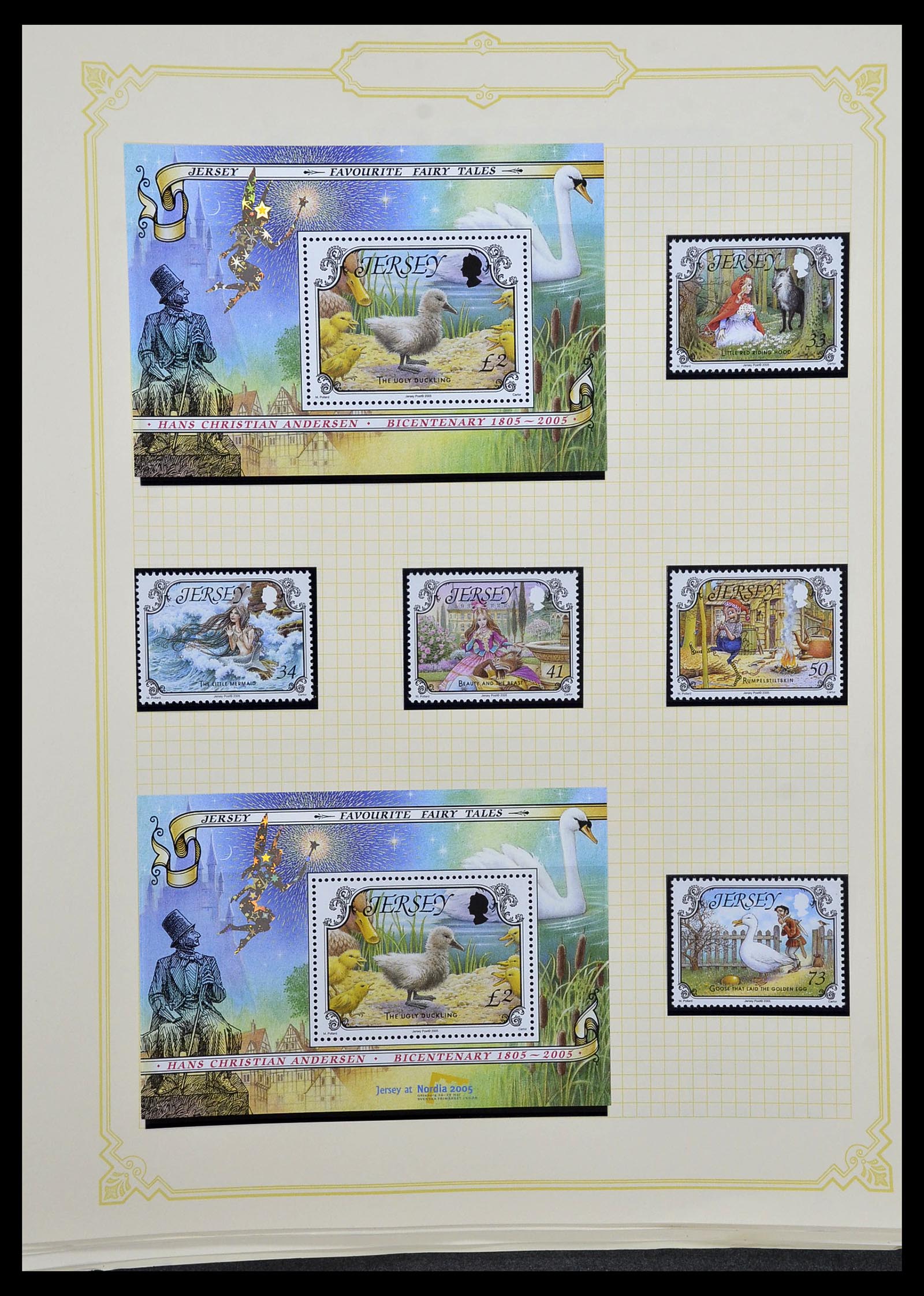 34392 094 - Postzegelverzameling 34392 Kanaaleilanden 1940-2007.