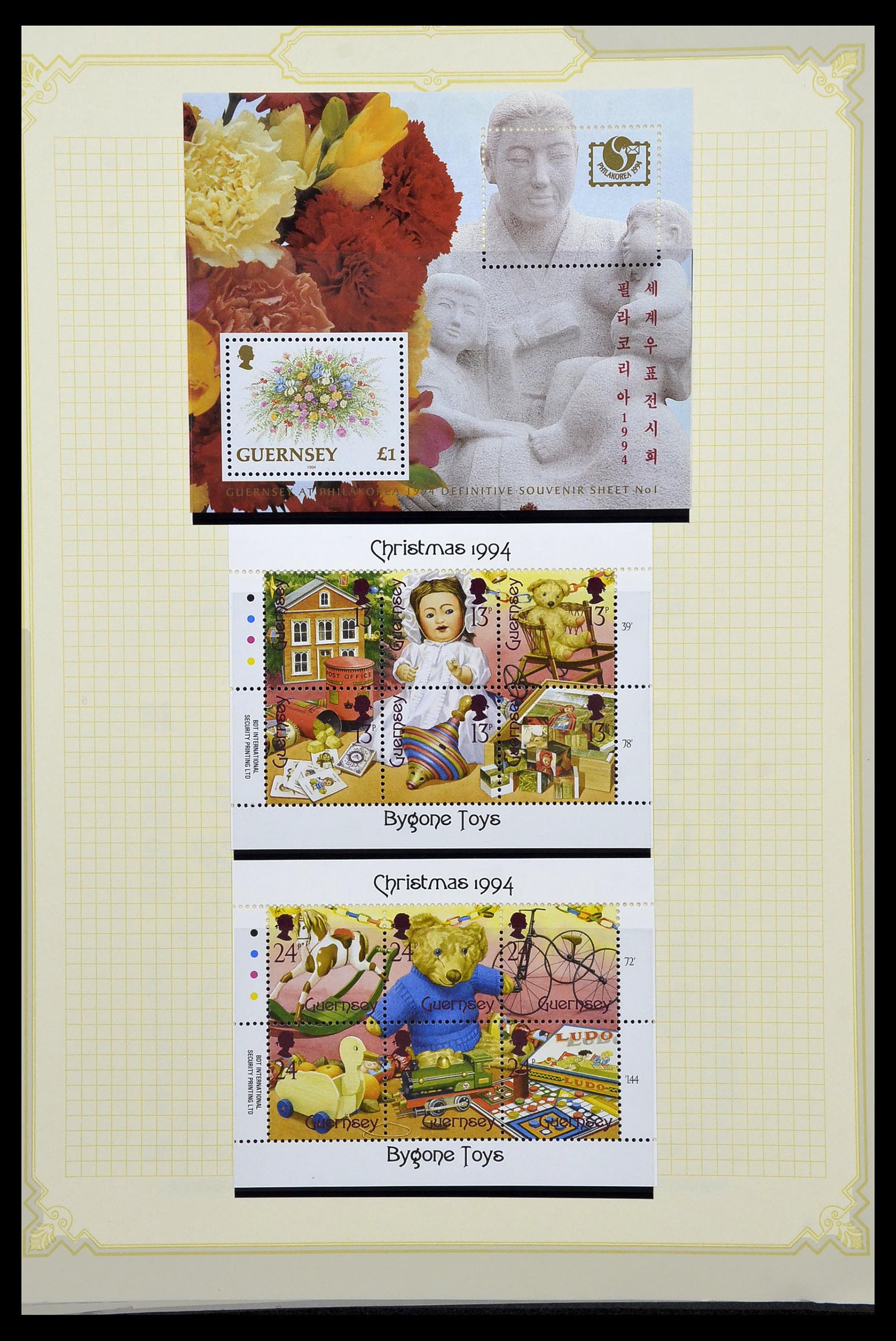 34392 226 - Postzegelverzameling 34392 Kanaaleilanden 1940-2007.