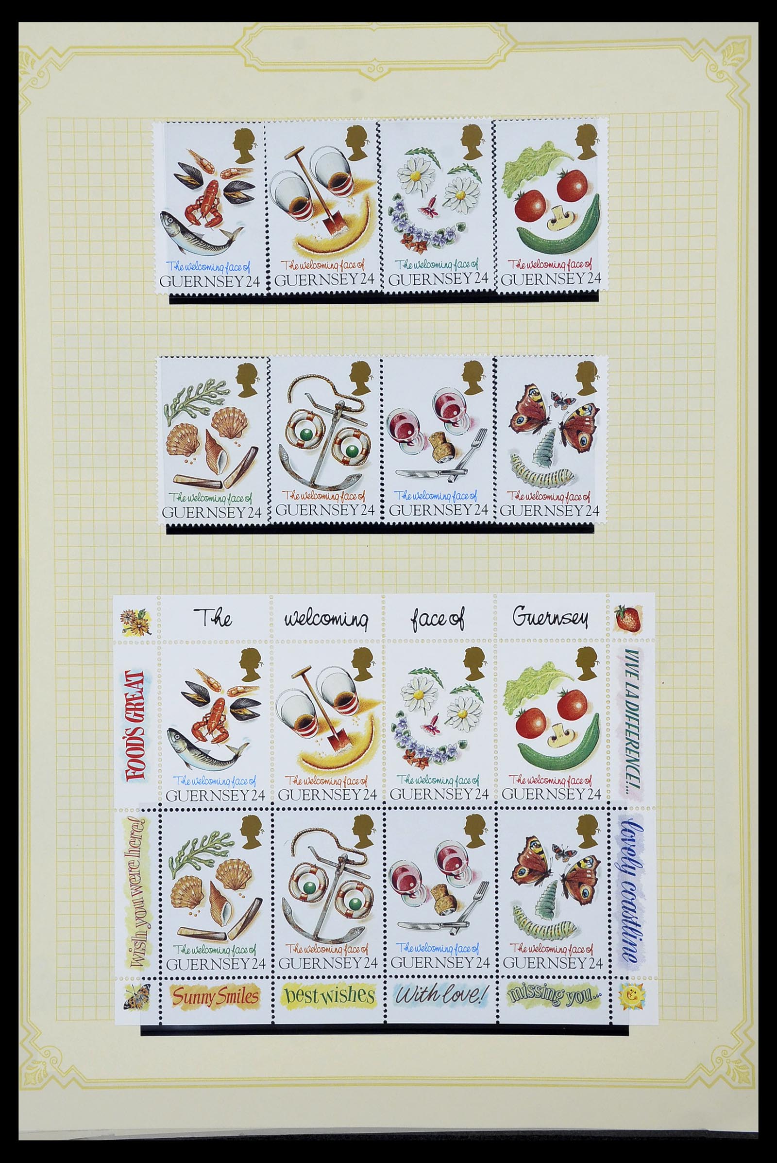 34392 227 - Postzegelverzameling 34392 Kanaaleilanden 1940-2007.