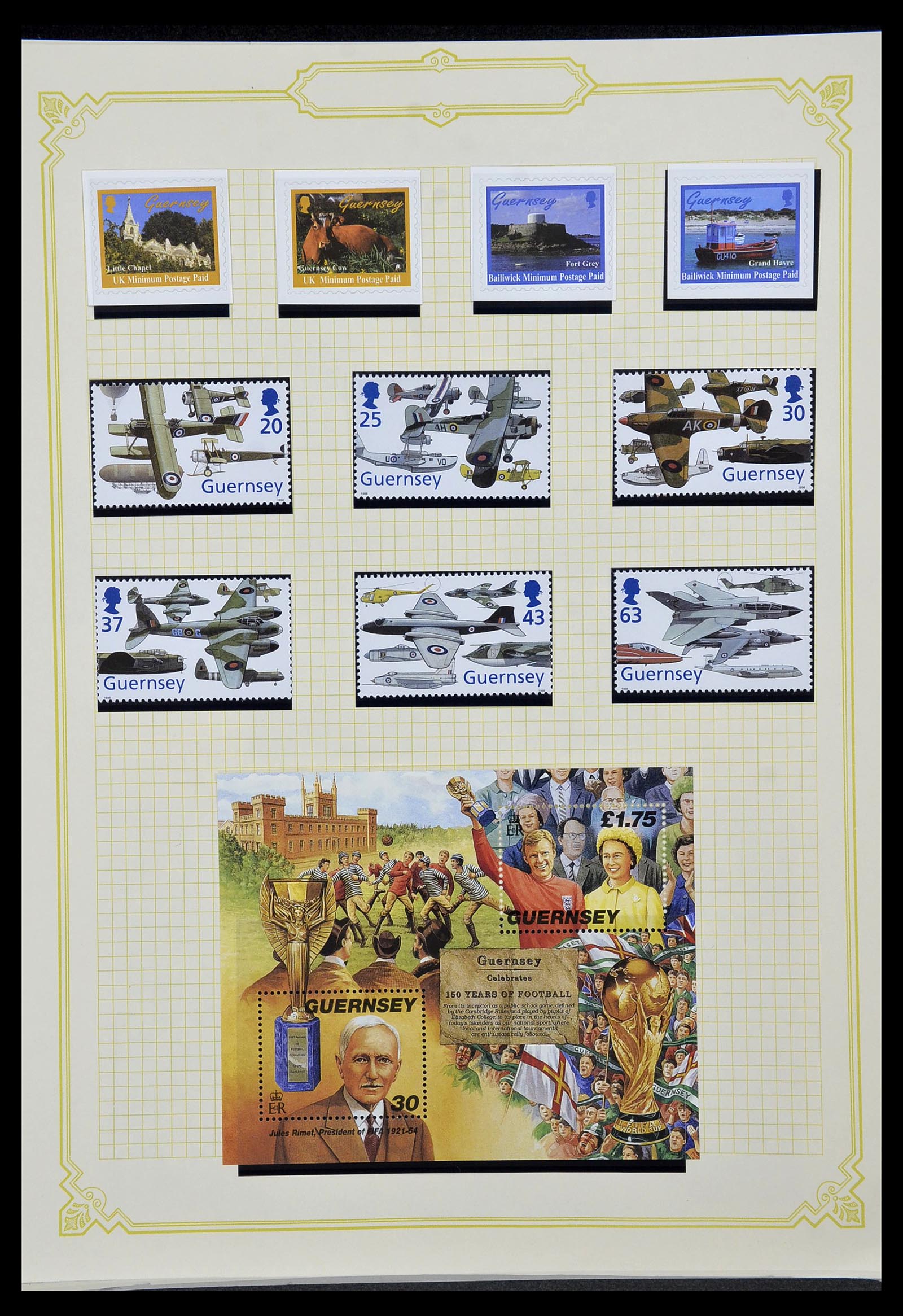 34392 235 - Postzegelverzameling 34392 Kanaaleilanden 1940-2007.
