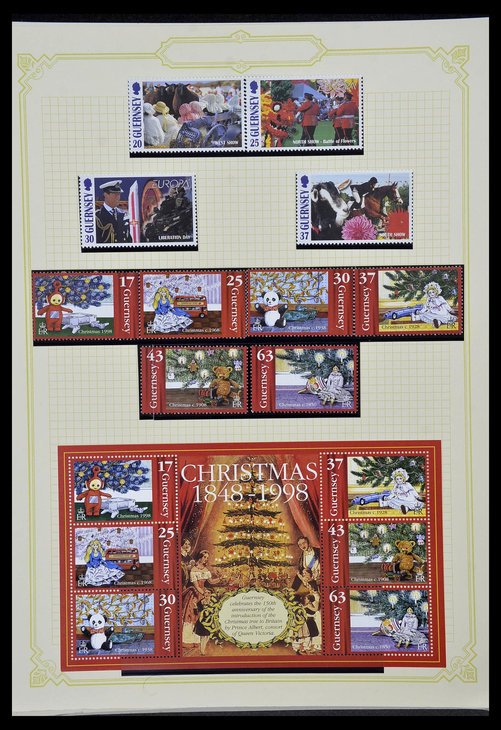 34392 236 - Postzegelverzameling 34392 Kanaaleilanden 1940-2007.
