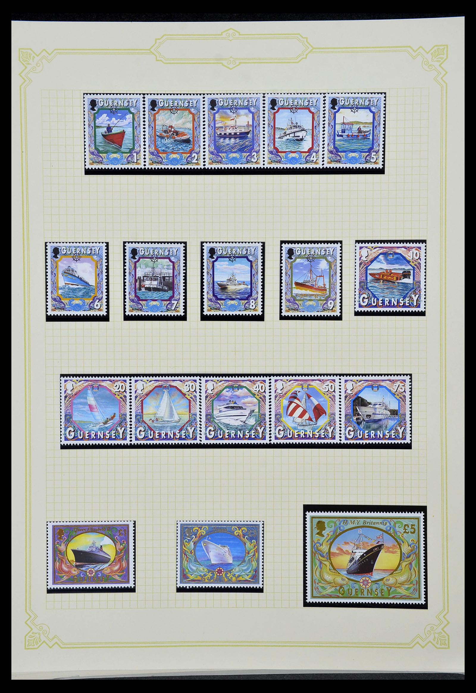 34392 237 - Postzegelverzameling 34392 Kanaaleilanden 1940-2007.