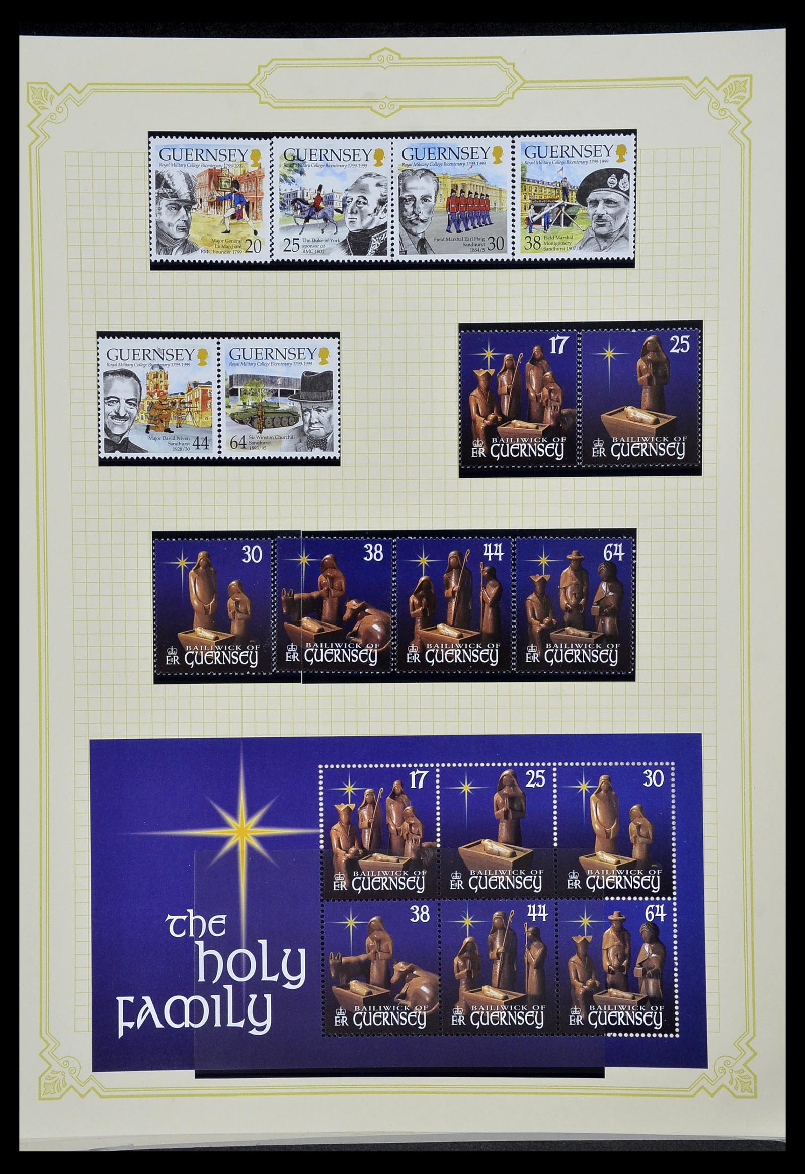 34392 239 - Postzegelverzameling 34392 Kanaaleilanden 1940-2007.