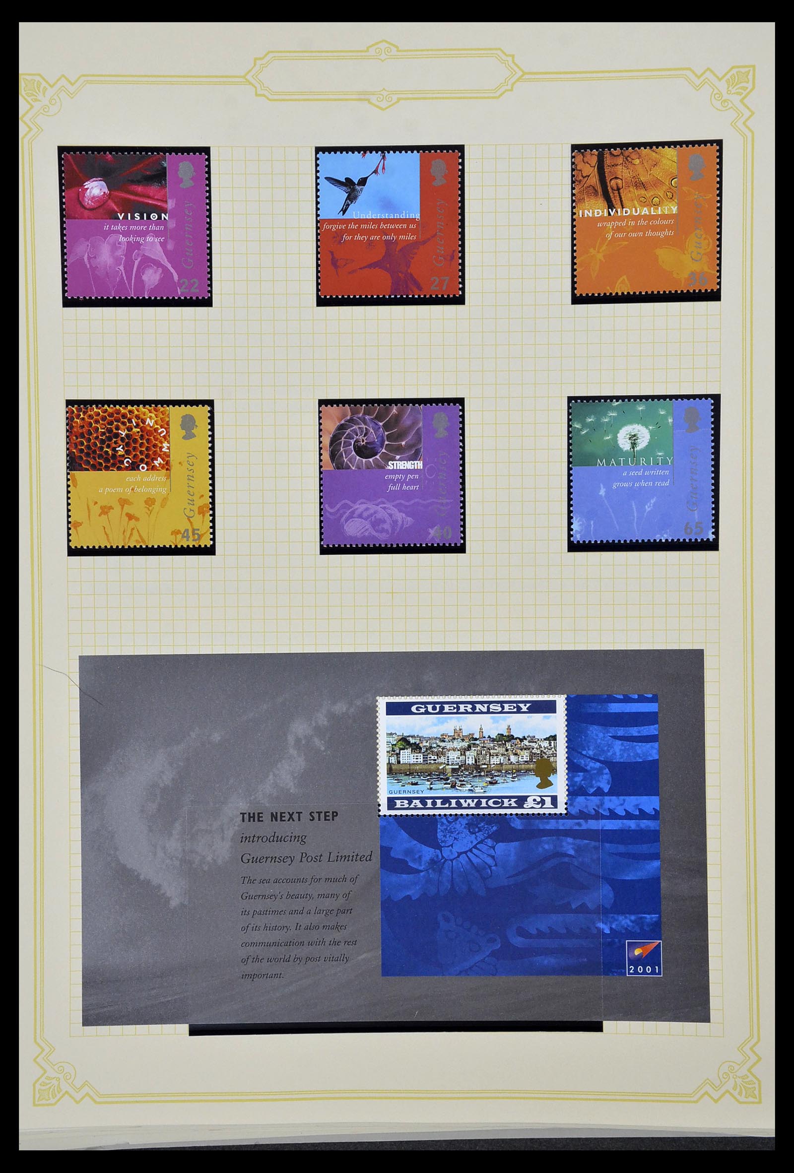 34392 244 - Postzegelverzameling 34392 Kanaaleilanden 1940-2007.