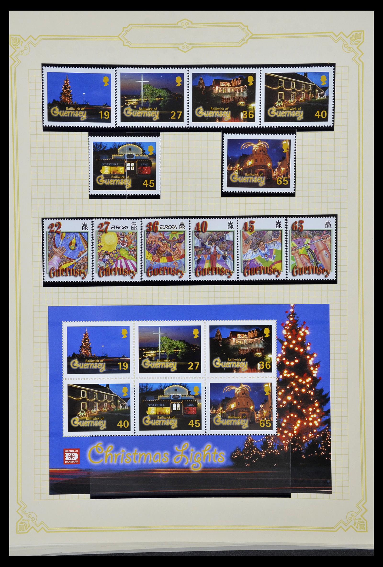 34392 245 - Postzegelverzameling 34392 Kanaaleilanden 1940-2007.