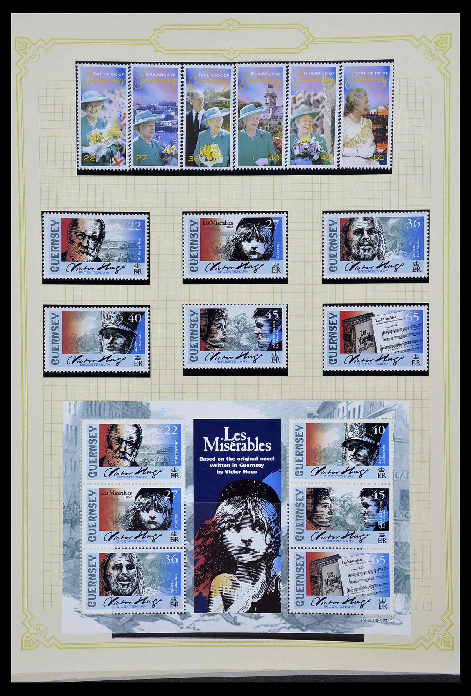 34392 246 - Postzegelverzameling 34392 Kanaaleilanden 1940-2007.