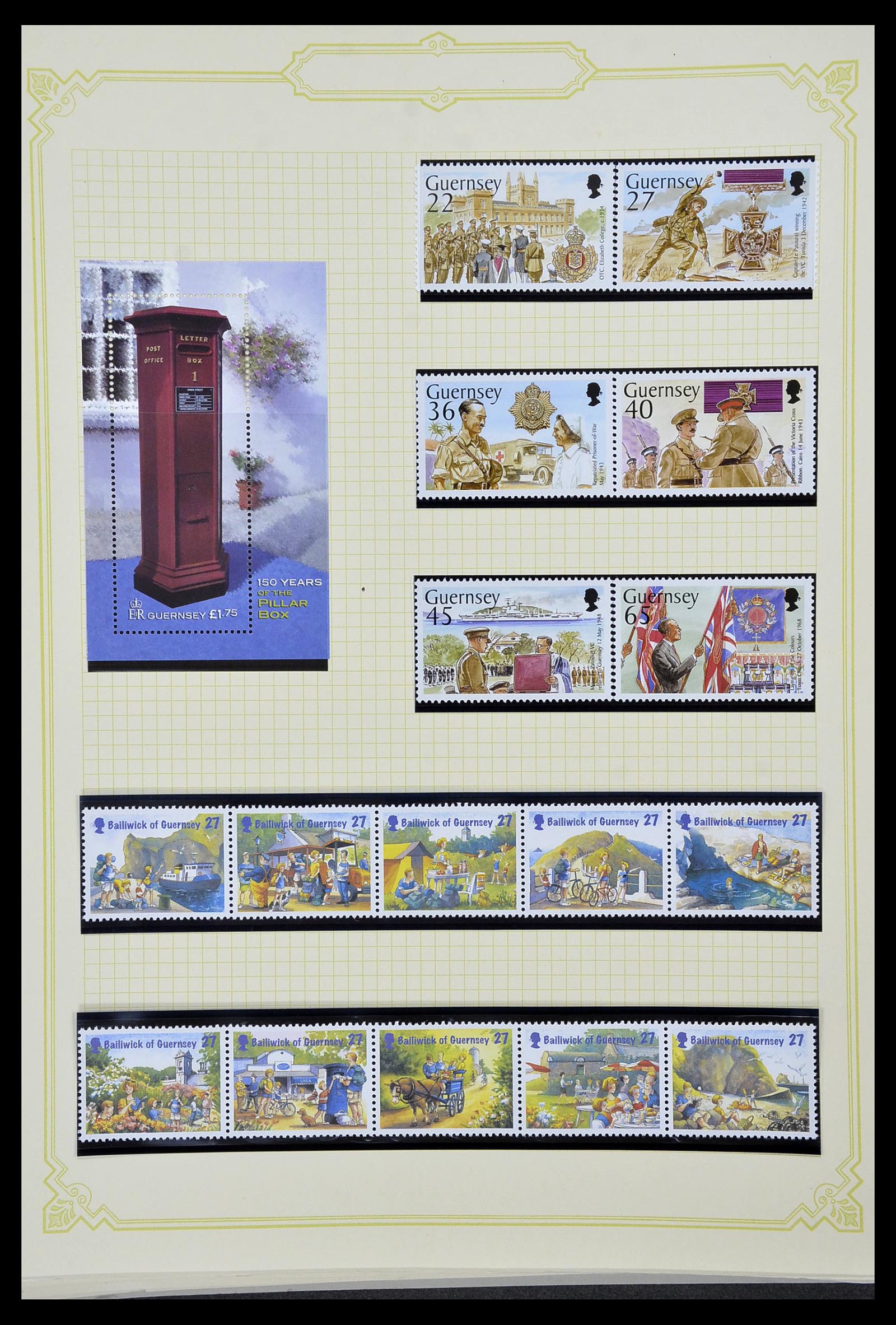 34392 247 - Postzegelverzameling 34392 Kanaaleilanden 1940-2007.