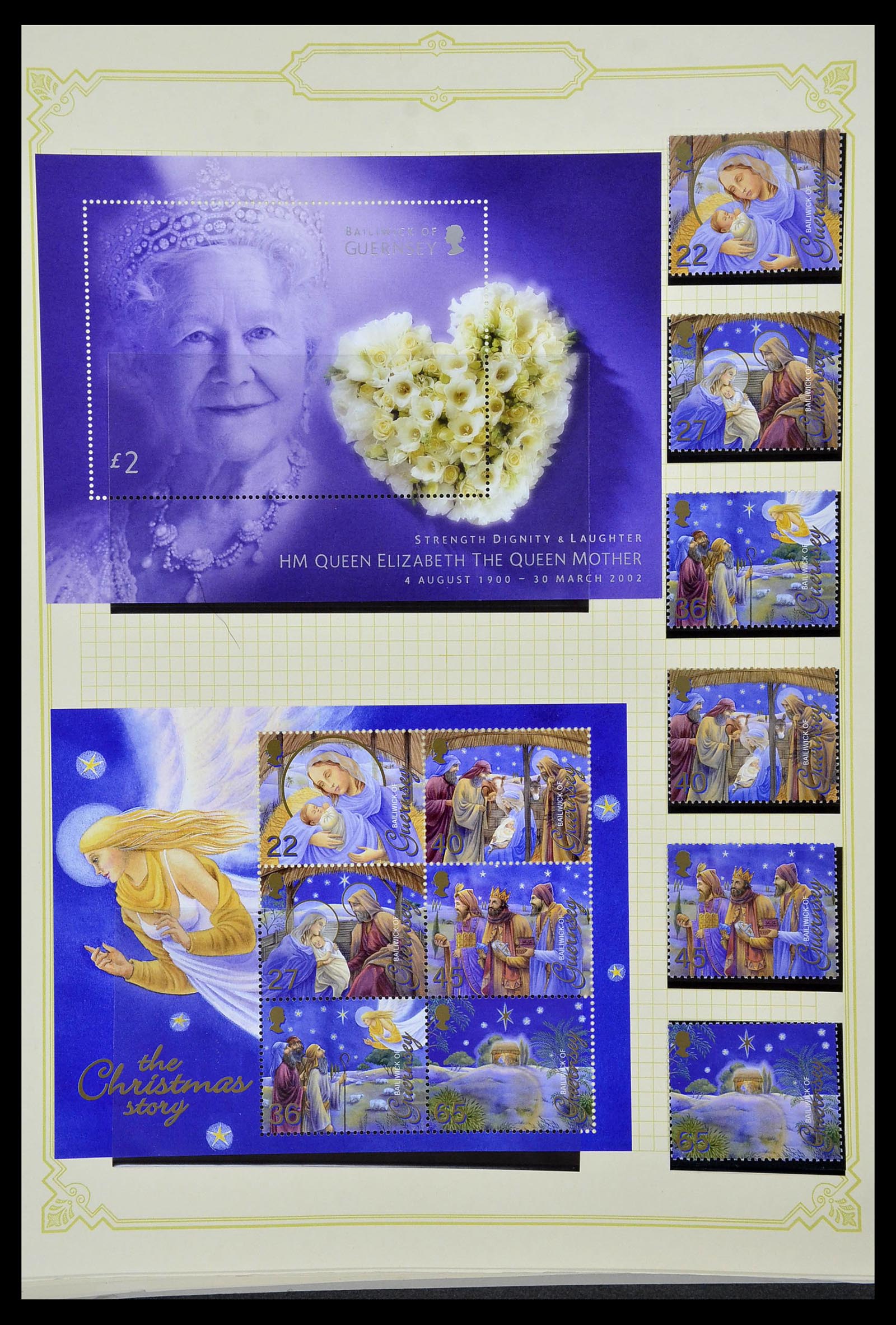 34392 248 - Postzegelverzameling 34392 Kanaaleilanden 1940-2007.